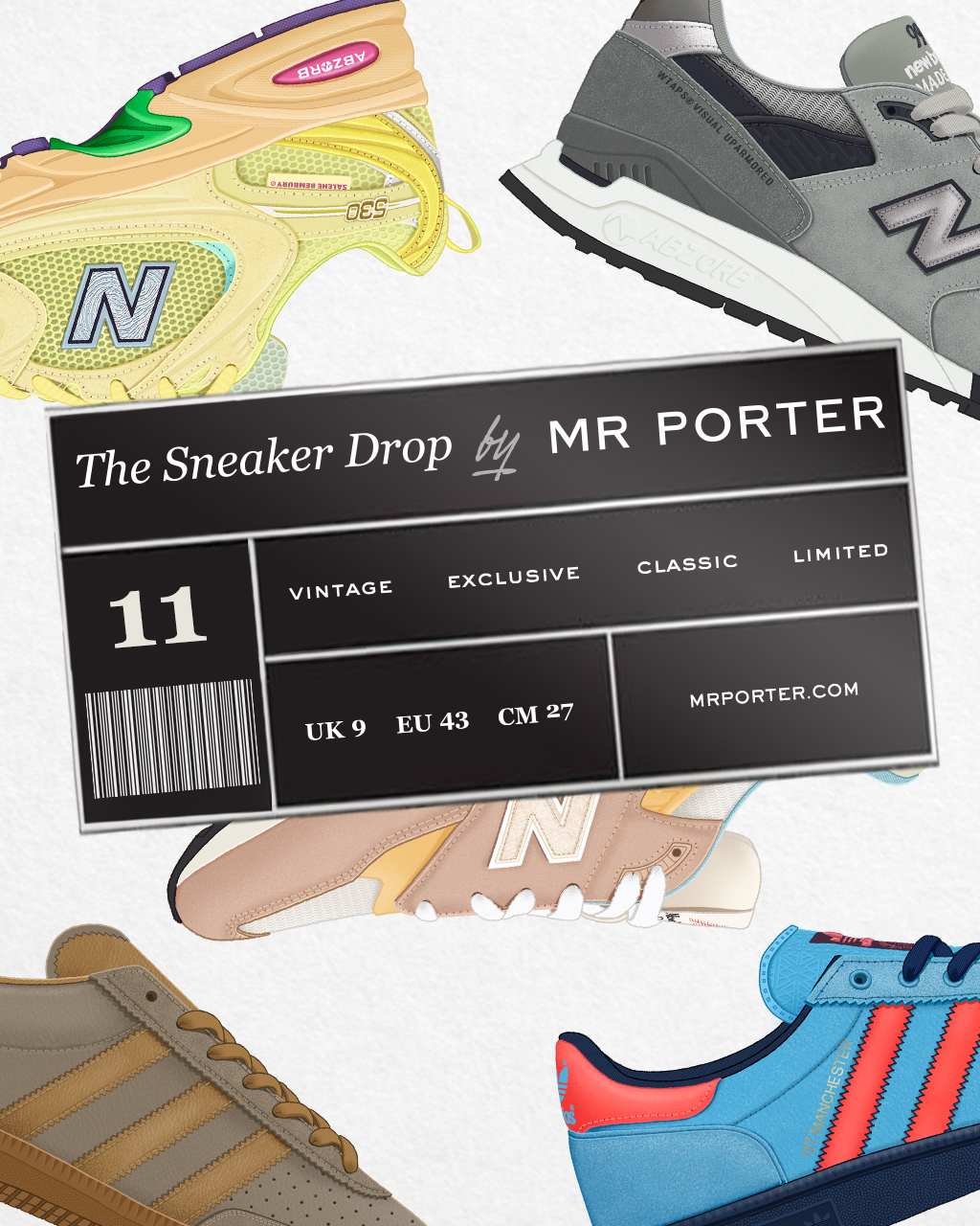 Fashion The Sneaker Drop November s New Shoes From Adidas And New Balance The Journal MR PORTER