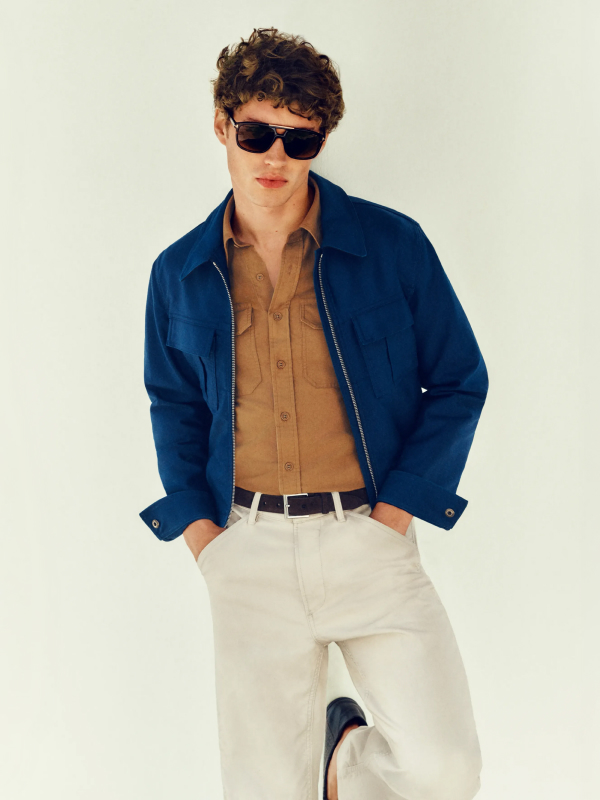 CASABLANCA Convertible-Collar Printed Silk-Twill Shirt for Men