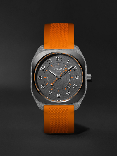 HERMÈS TIMEPIECES H08 Automatic 39mm Glass Fibre and Rubber Watch