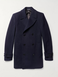 Paul Smith London Wool and Cashmere-Blend Peacoat