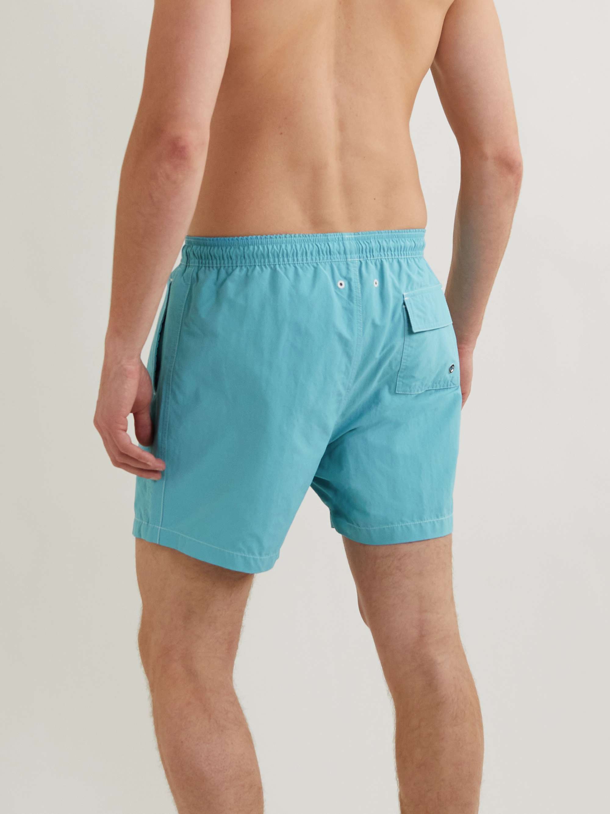 MR P. Straight-Leg Mid-Length Swim Shorts