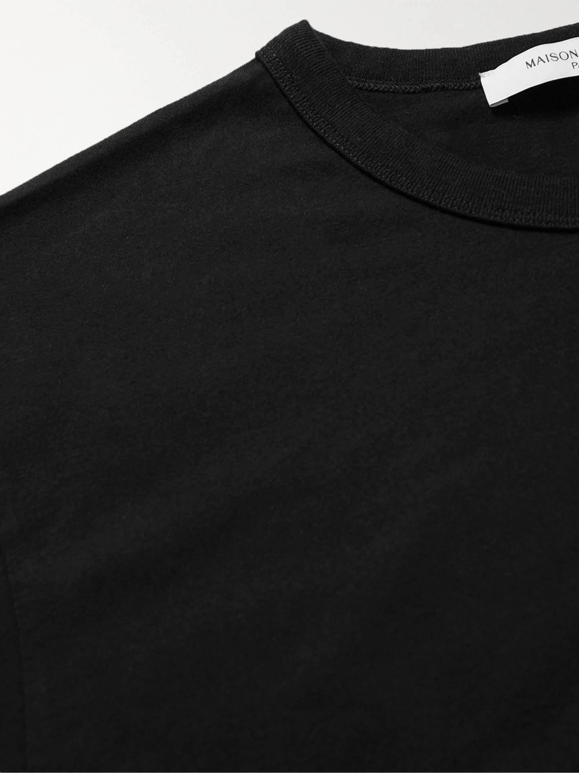 MAISON KITSUNÉ Logo-Appliquéd Cotton-Jersey T-Shirt