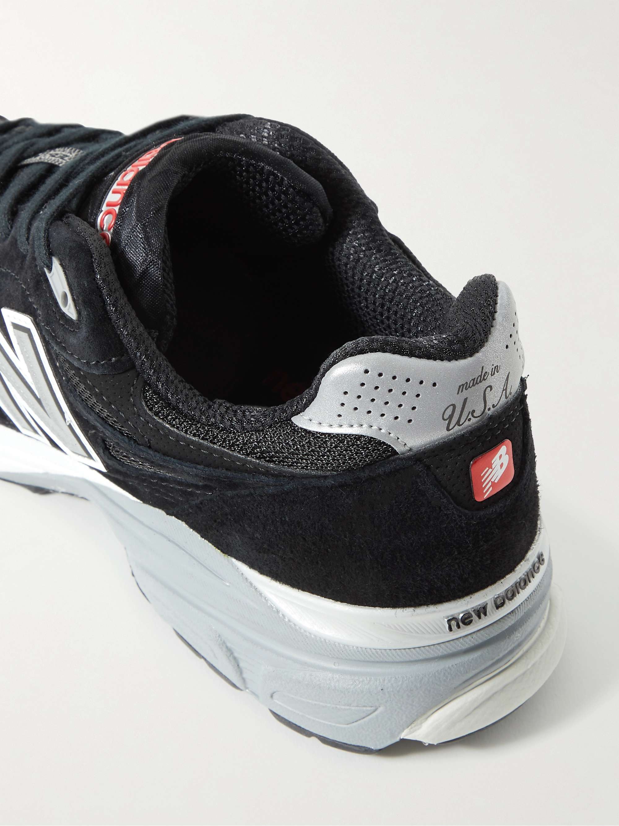 NEW BALANCE 990v3 Suede and Mesh Sneakers