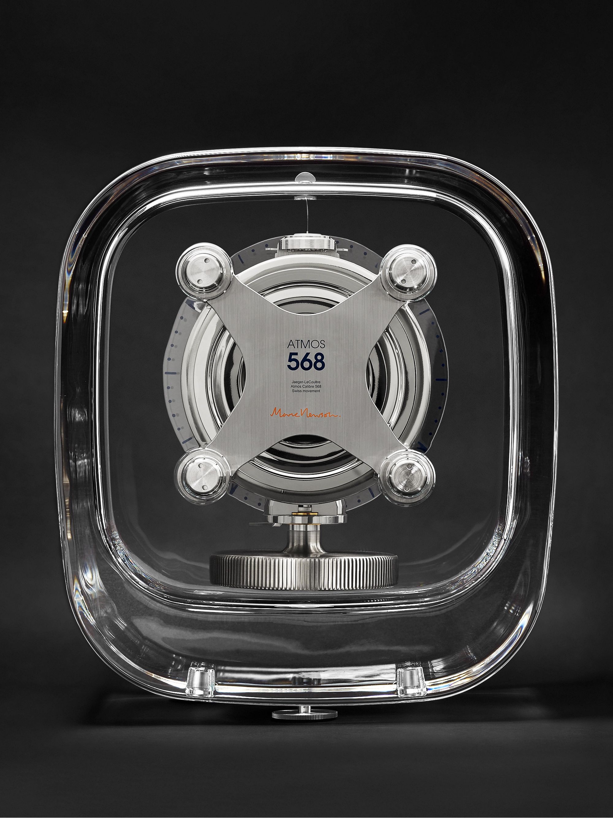 JAEGER-LECOULTRE + Marc Newson Atmos 568 Baccarat Crystal Clock, Ref. No. Q5165107