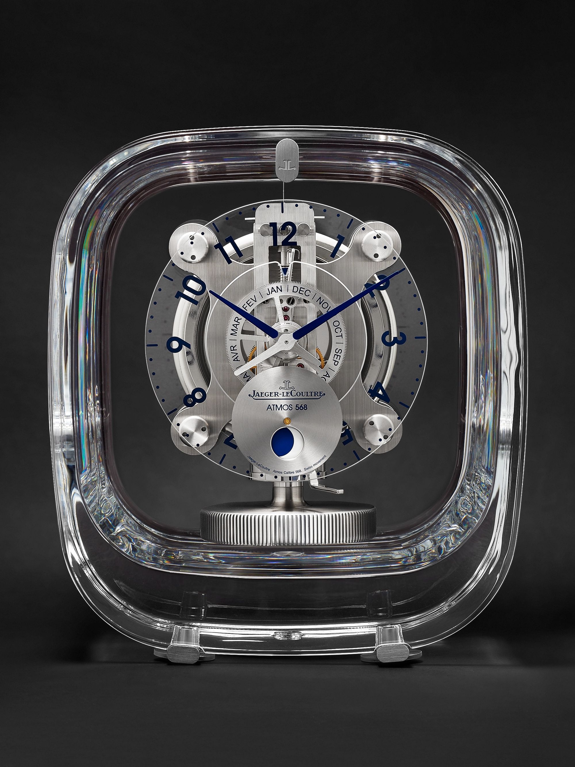 JAEGER-LECOULTRE + Marc Newson Atmos 568 Baccarat Crystal Clock, Ref. No. Q5165107