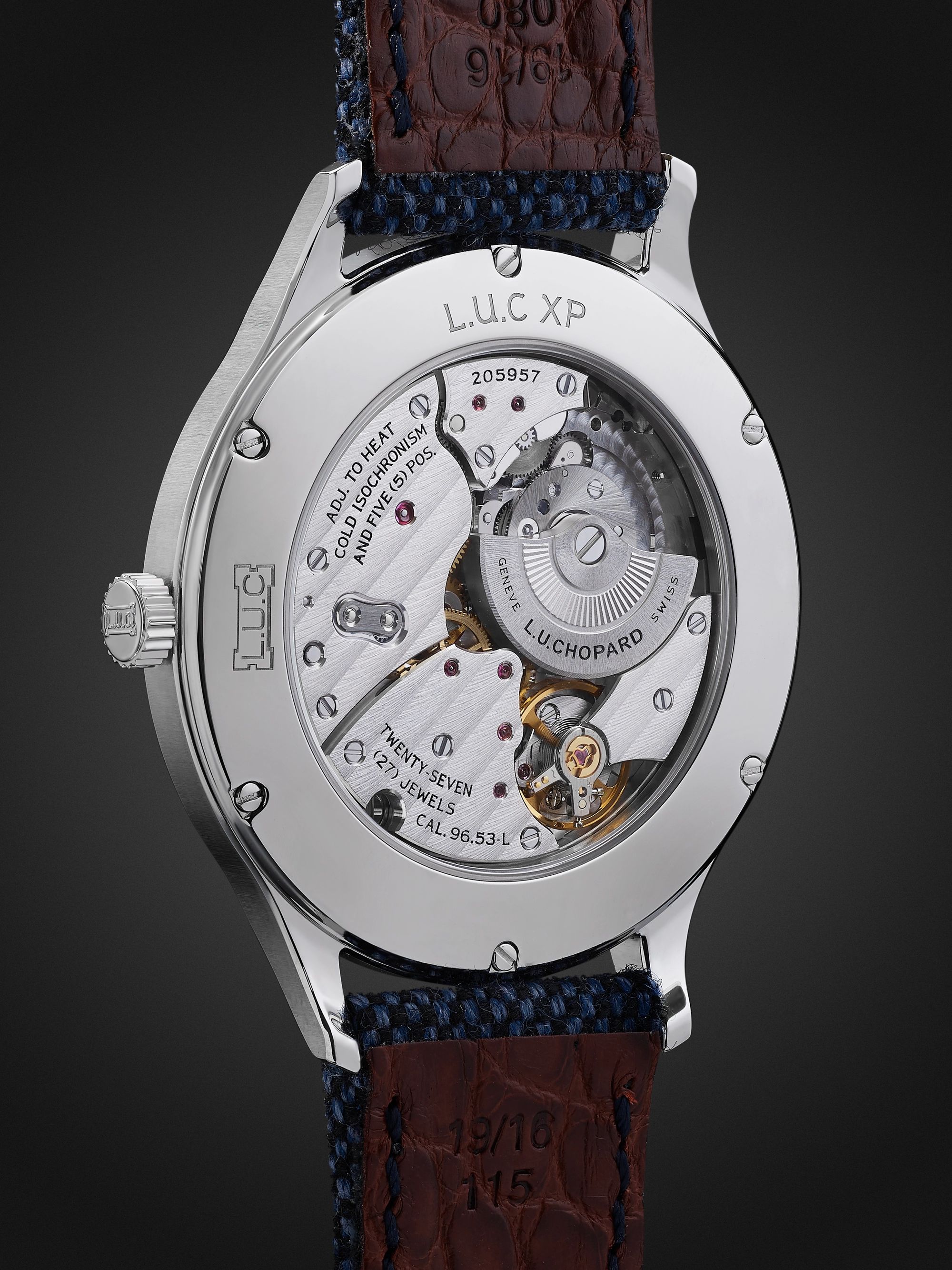 CHOPARD L.U.C XP Automatic 40mm Stainless Steel and Merino Wool Watch, Ref. No. 168592-3002