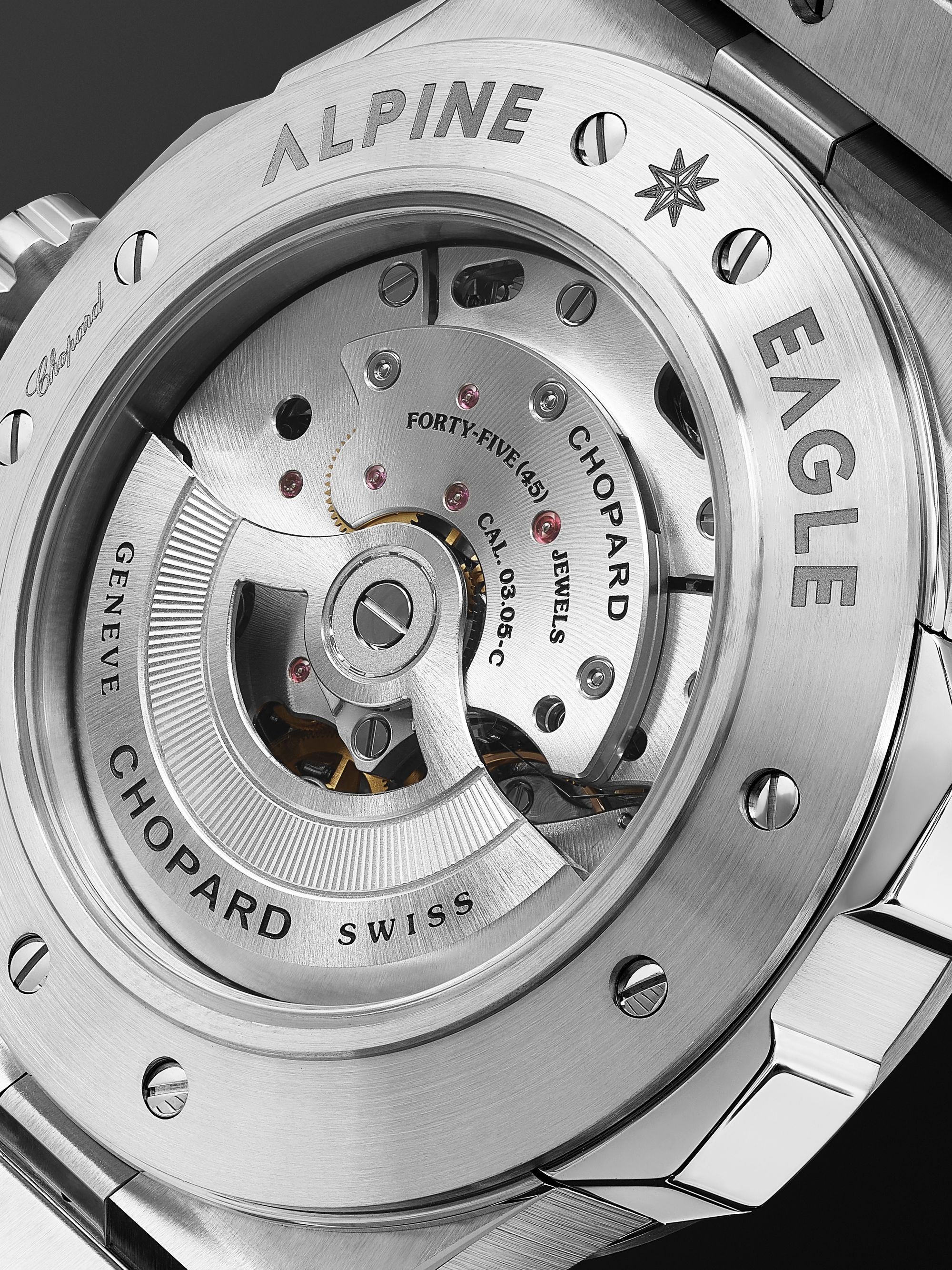 CHOPARD Alpine Eagle XL Chrono Automatic 44mm Lucent Steel Watch, Ref. No. 298609-3002