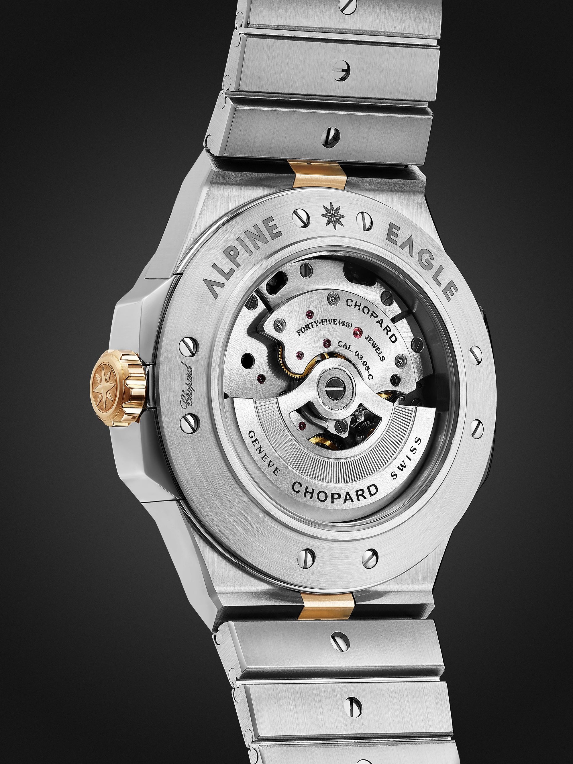 CHOPARD Alpine Eagle Large Automatic 41mm Lucent Steel and 18-Karat Rose Gold Watch, Ref. No. 298600-6001