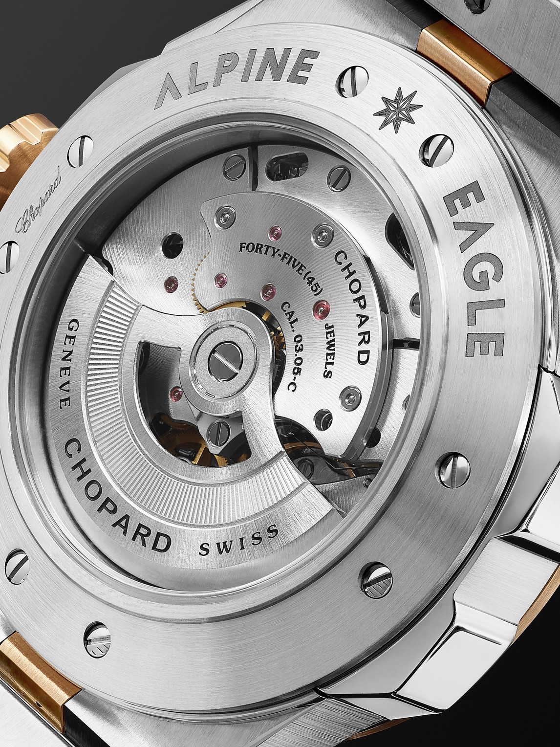  Chopard - Alpine Eagle Large Automatic 41mm Lucent Steel And 18-karat Rose Gold Watch, Ref. No. 298600-6001 - Men - Black 