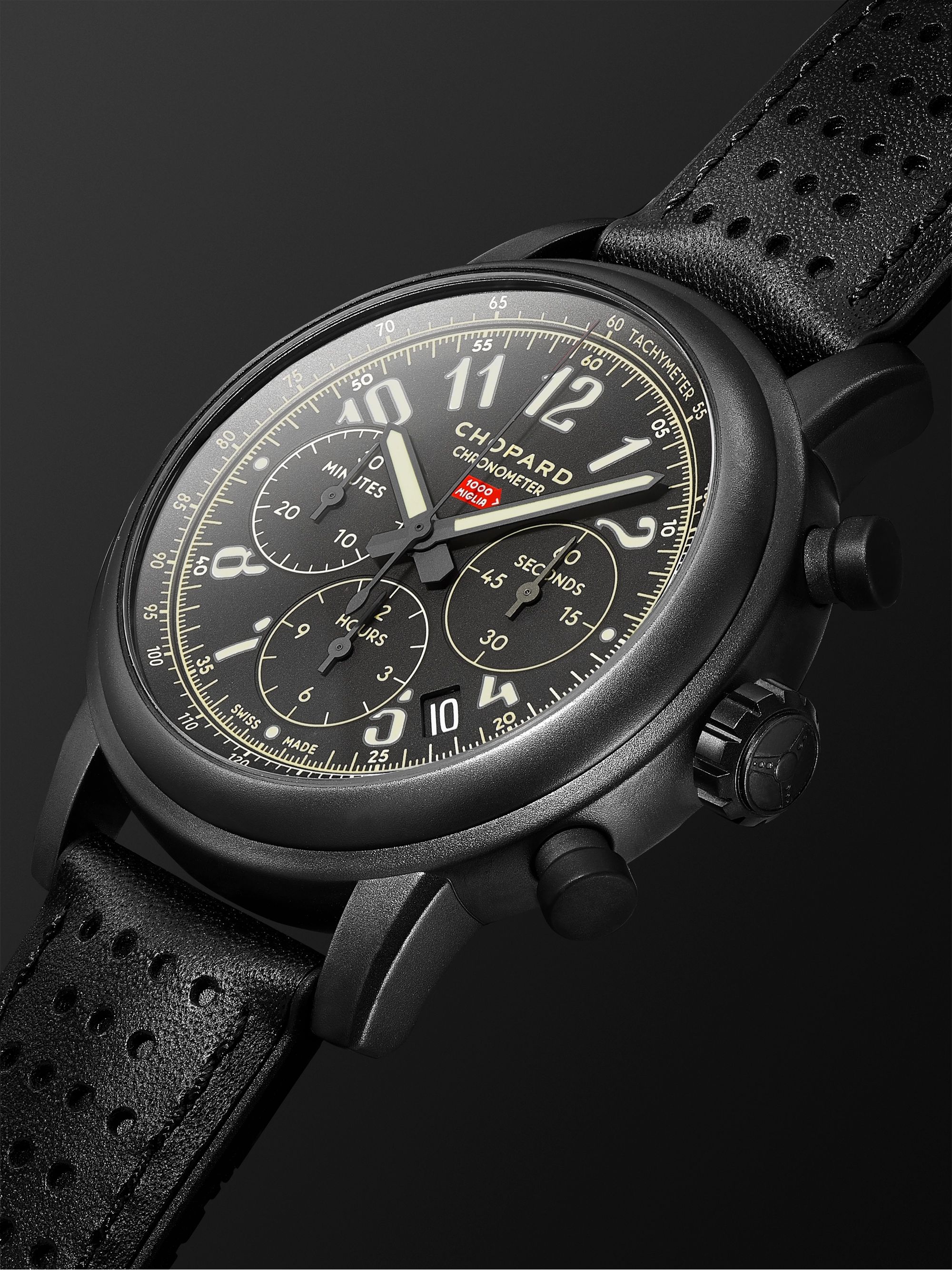 CHOPARD Mille Miglia 2020 Race Edition Limited Edition Automatic Chronograph 42mm Stainless Steel and Leather Watch, Ref. No. 168589-3028
