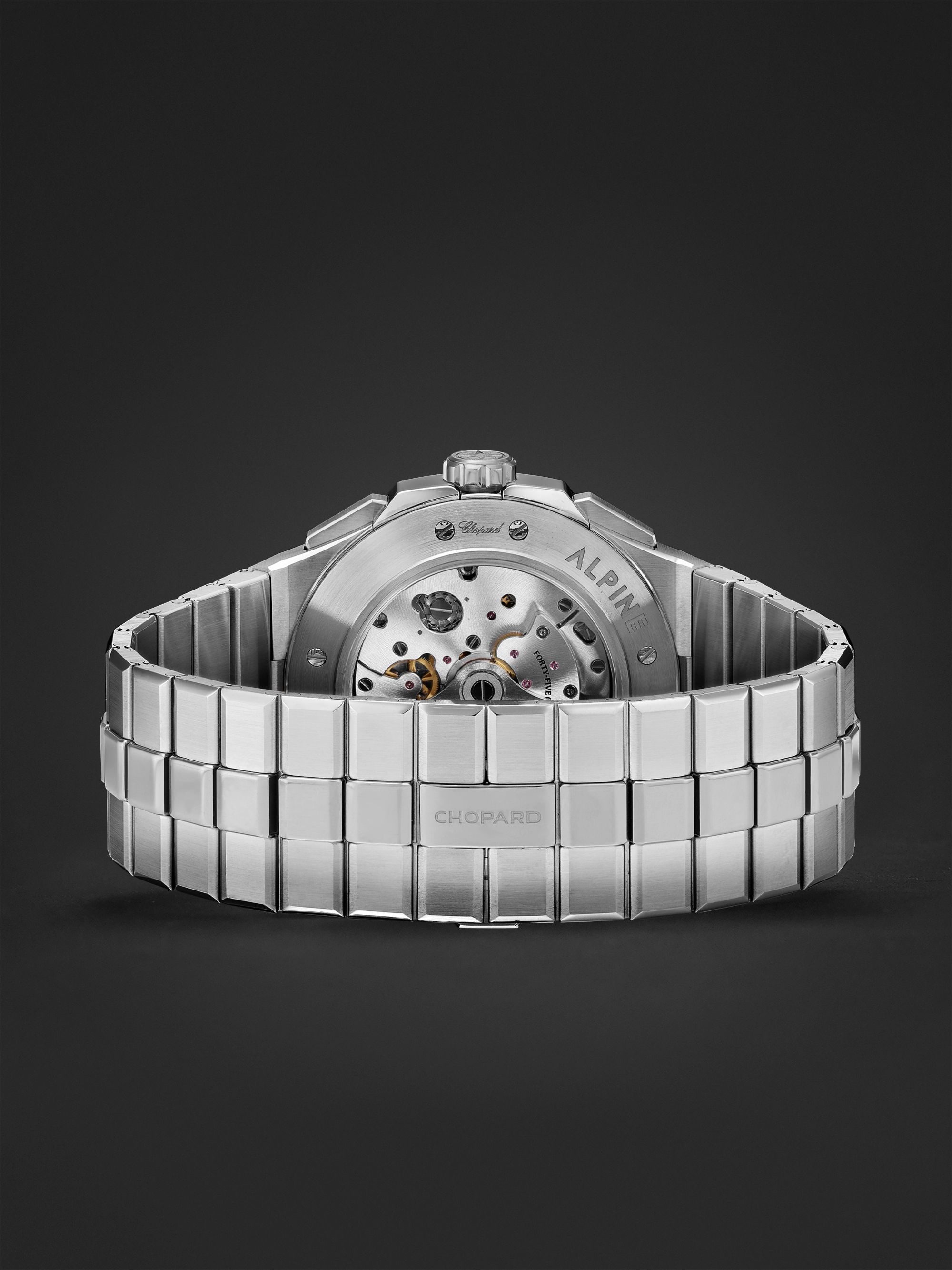 CHOPARD Alpine Eagle XL Chrono Automatic 44mm Lucent Steel Watch, Ref. No. 298609-3001