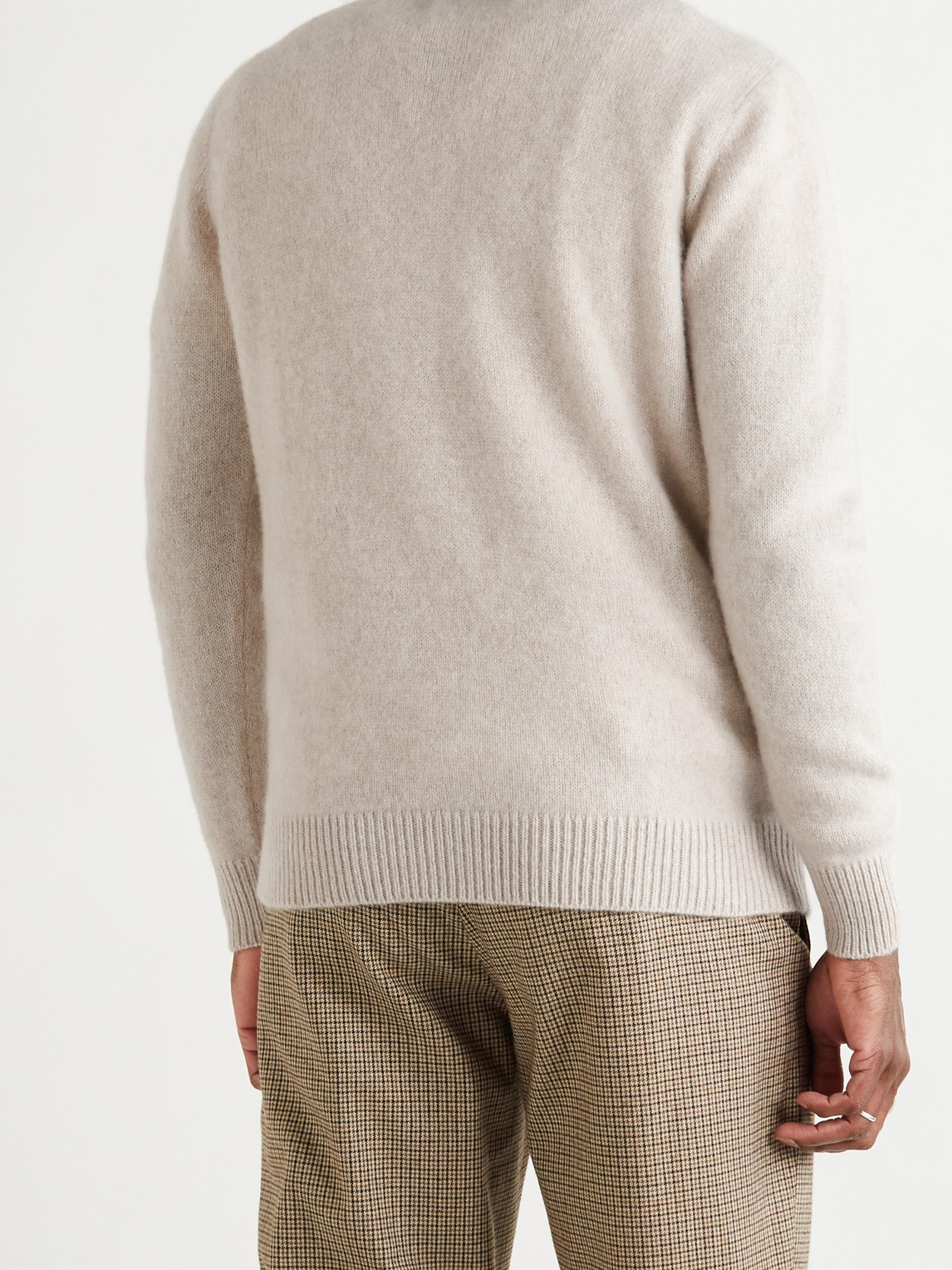 Shop The Elder Statesman Cashmere Sweater In Neutrals