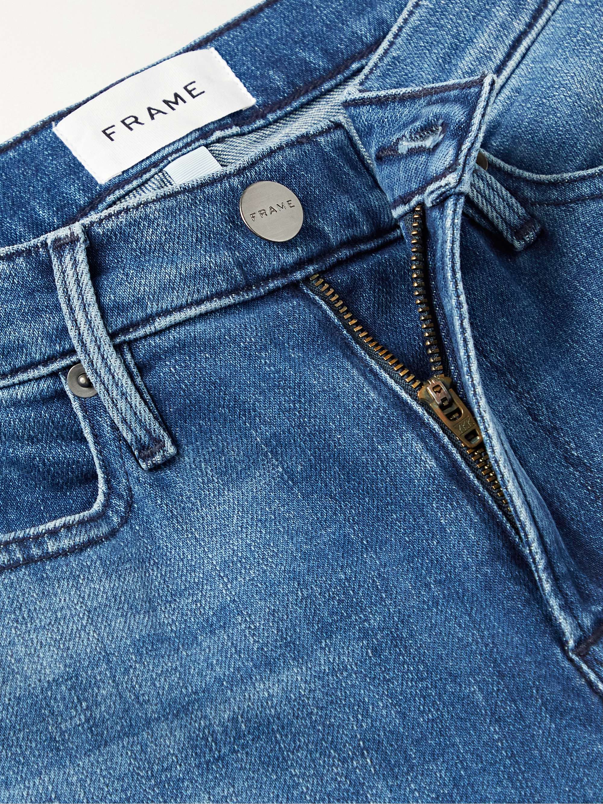 FRAME L'Homme Skinny-Fit Stretch-Denim Jeans