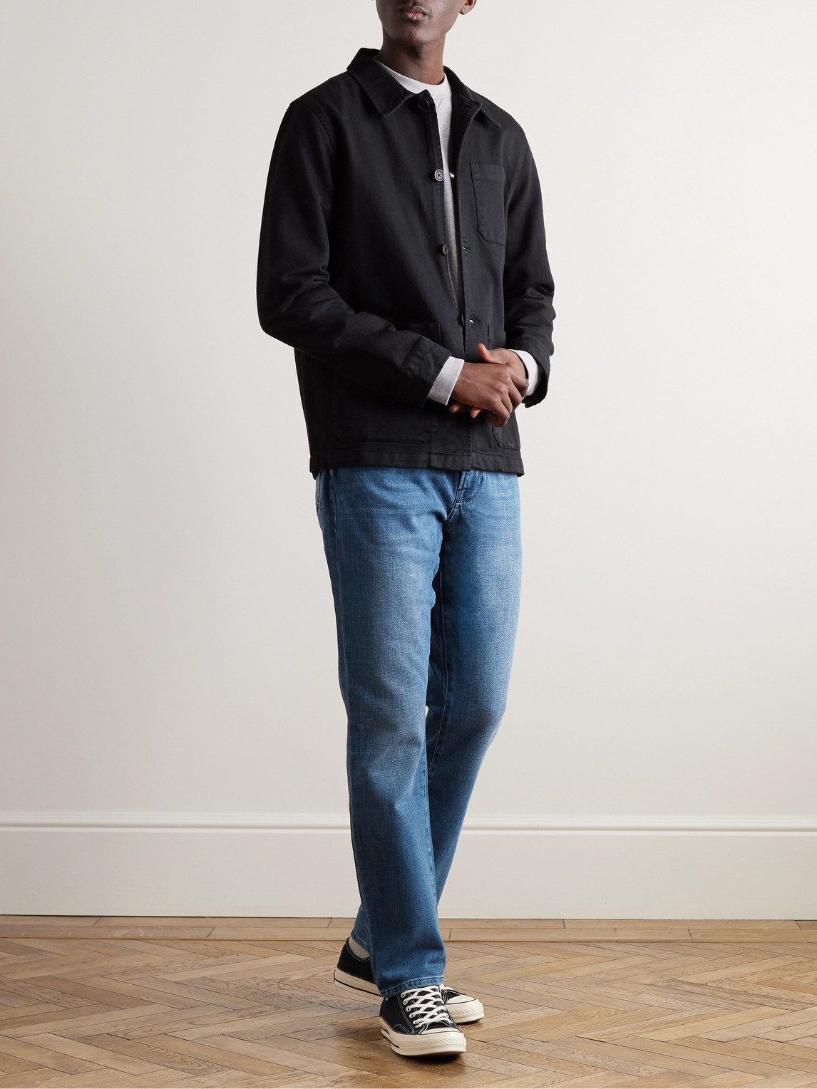 L'Homme Skinny-Fit Stretch-Denim Jeans — 2