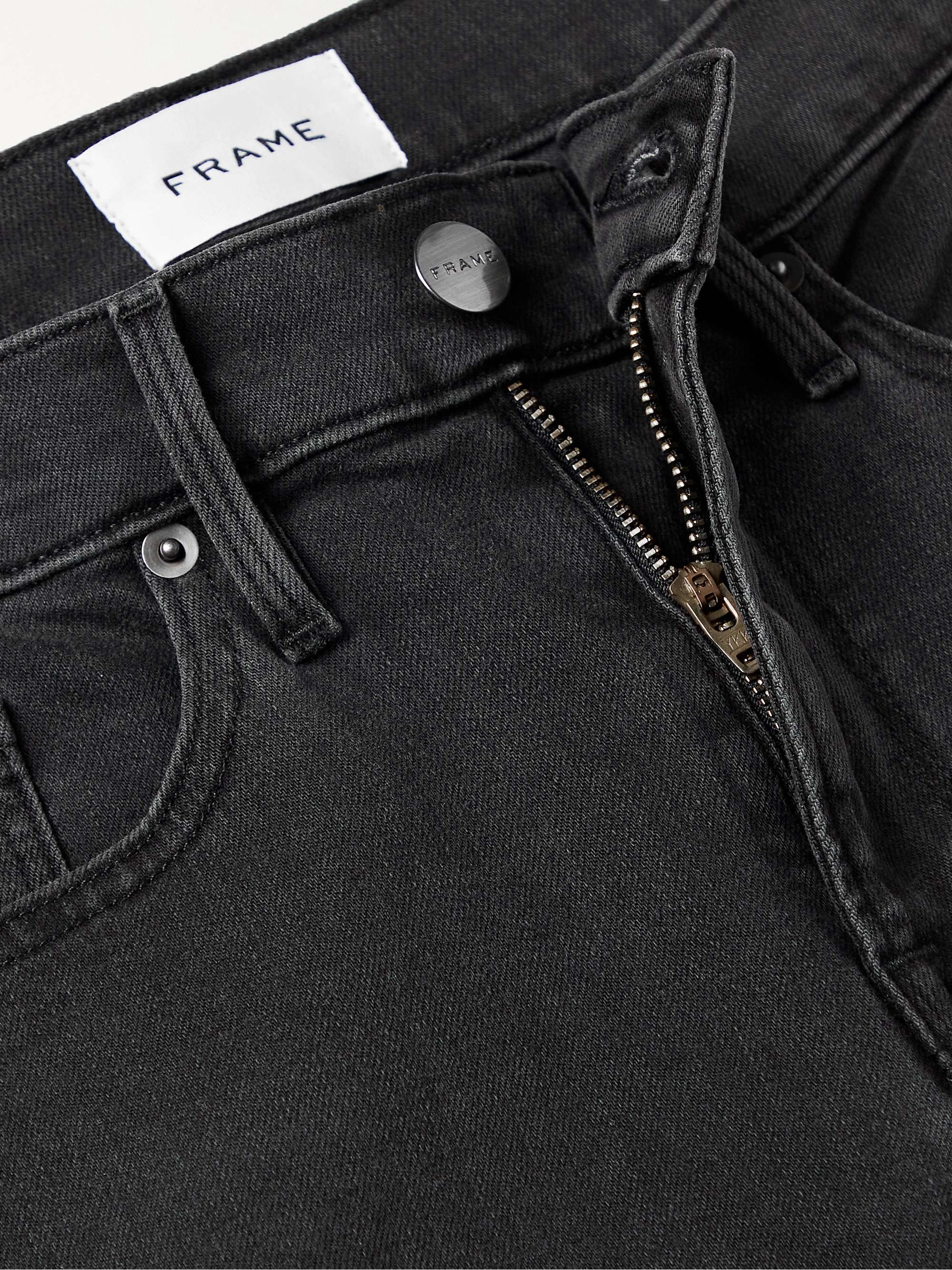 FRAME L'Homme Slim-Fit Dry Denim Jeans