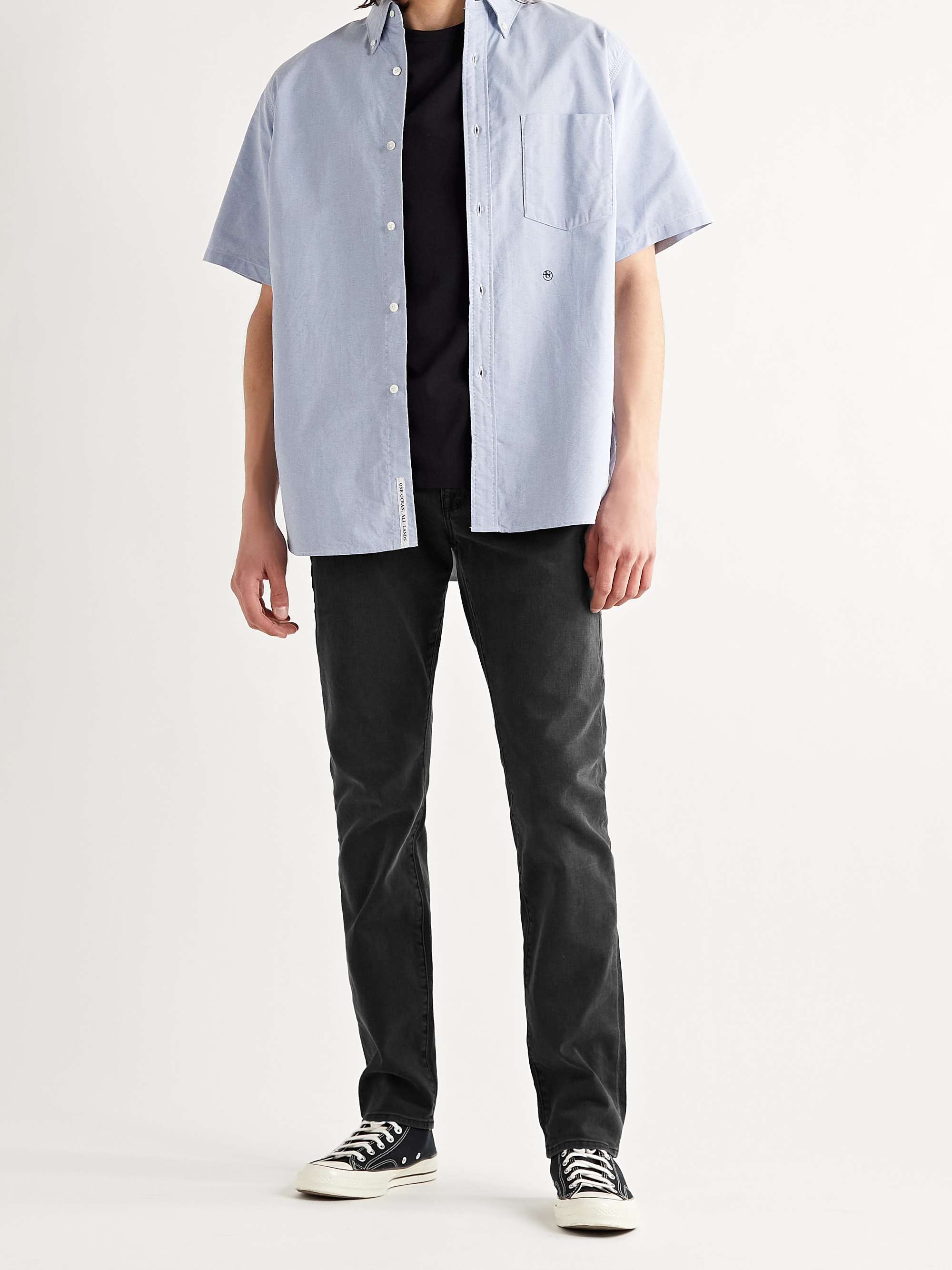 FRAME L'Homme Slim-Fit Dry Denim Jeans