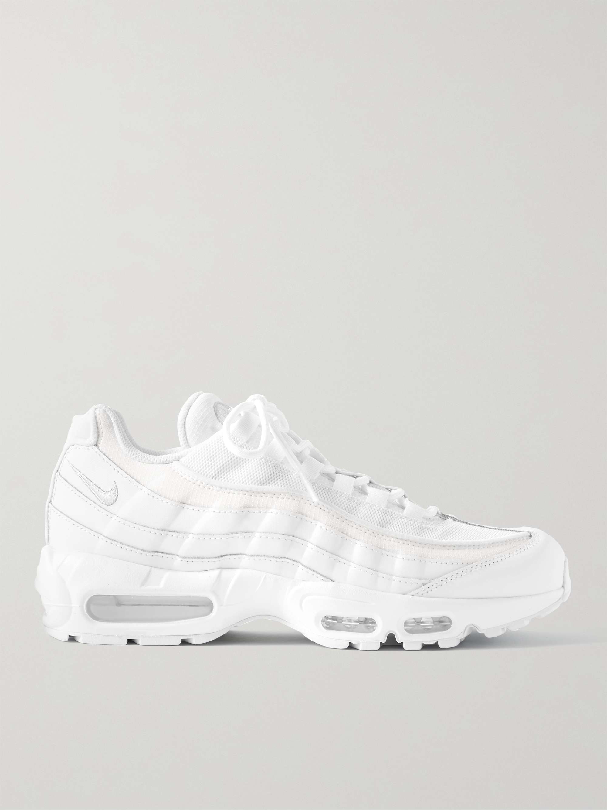 NIKE Air 95 Essential Leather and Suede-Trimmed | MR PORTER