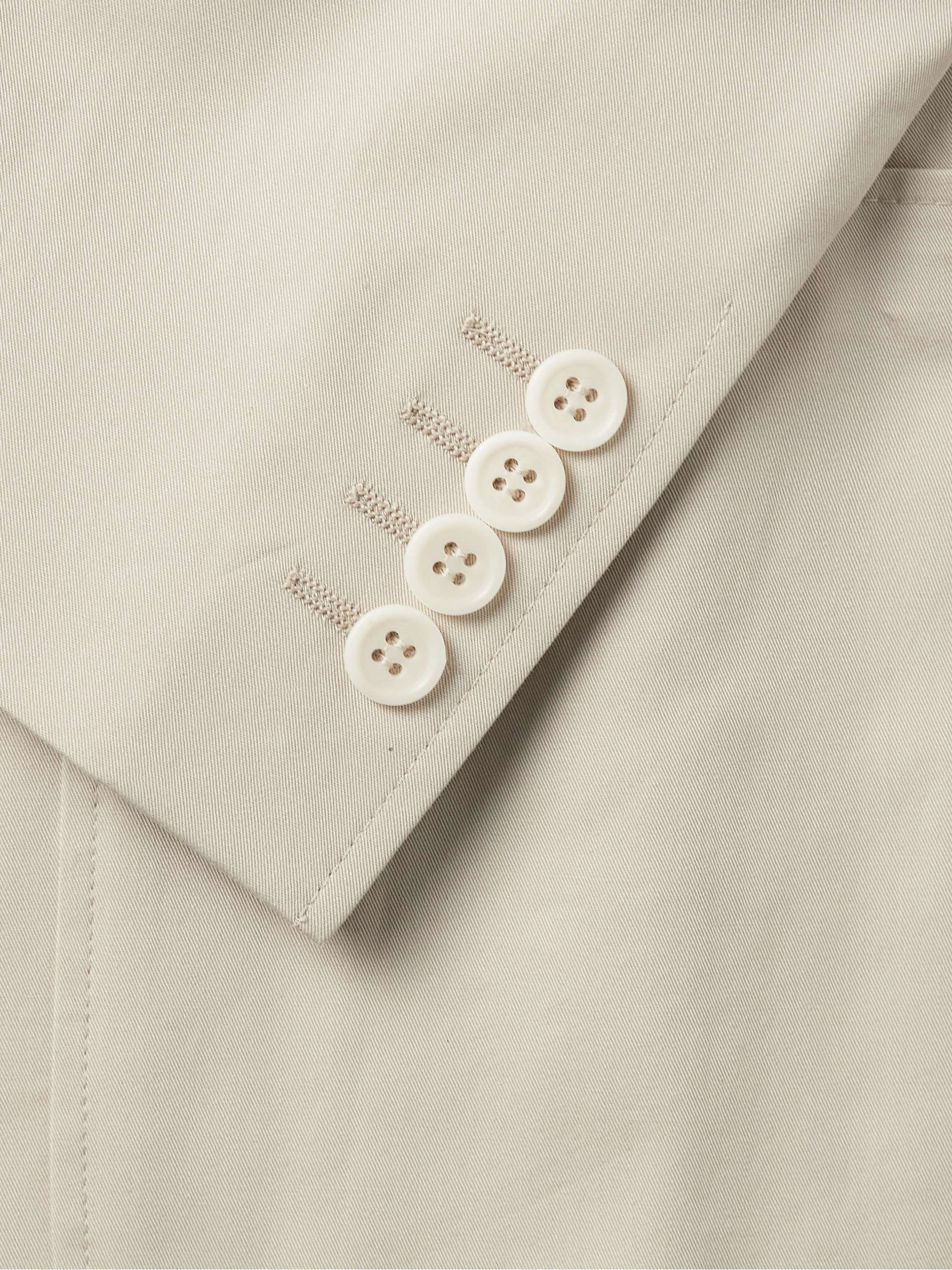 CANALI Slim-Fit Cotton-Blend Twill Suit Jacket
