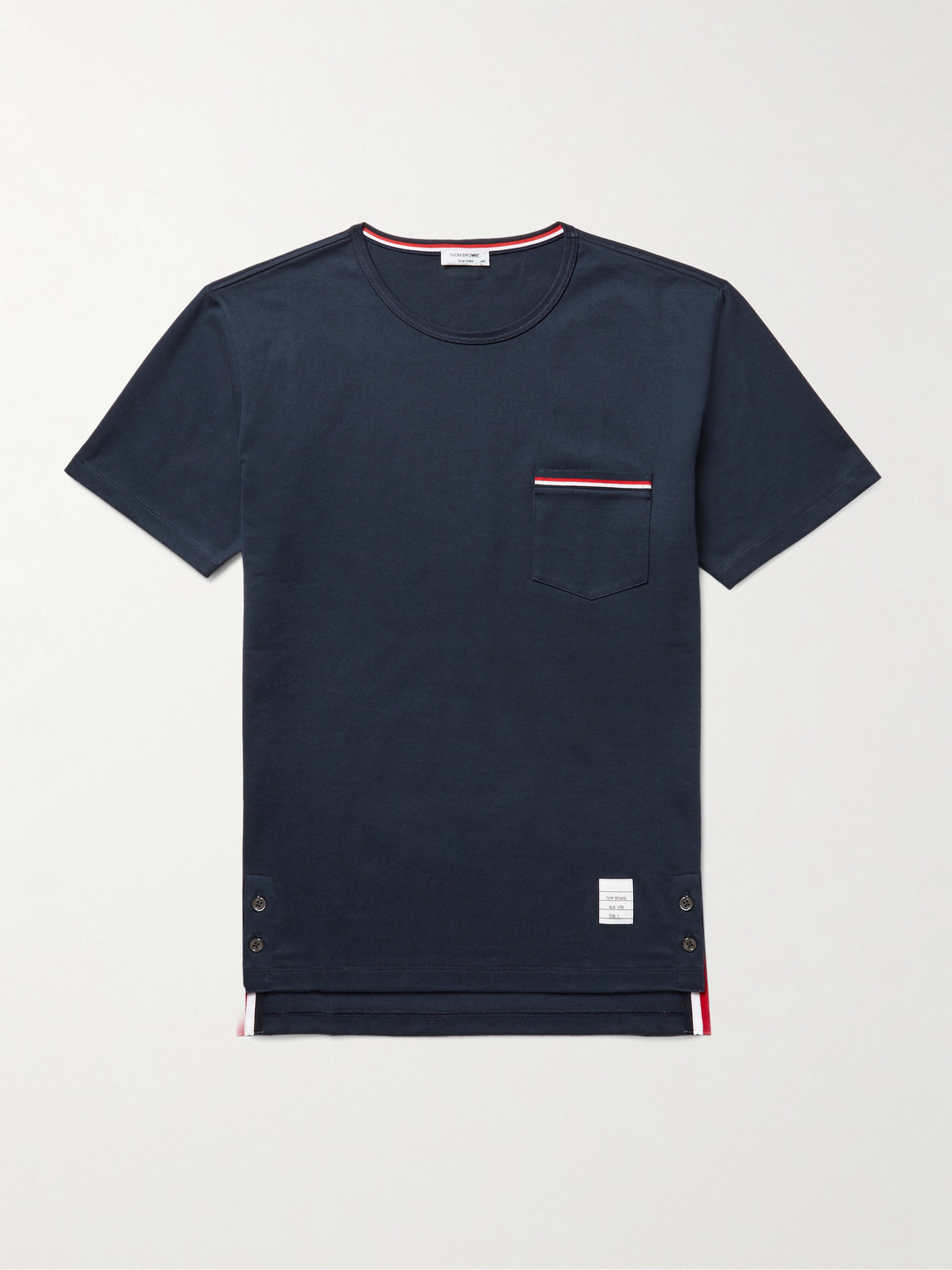 Thom Browne Oversized Short Sleeves T-shirt In Black