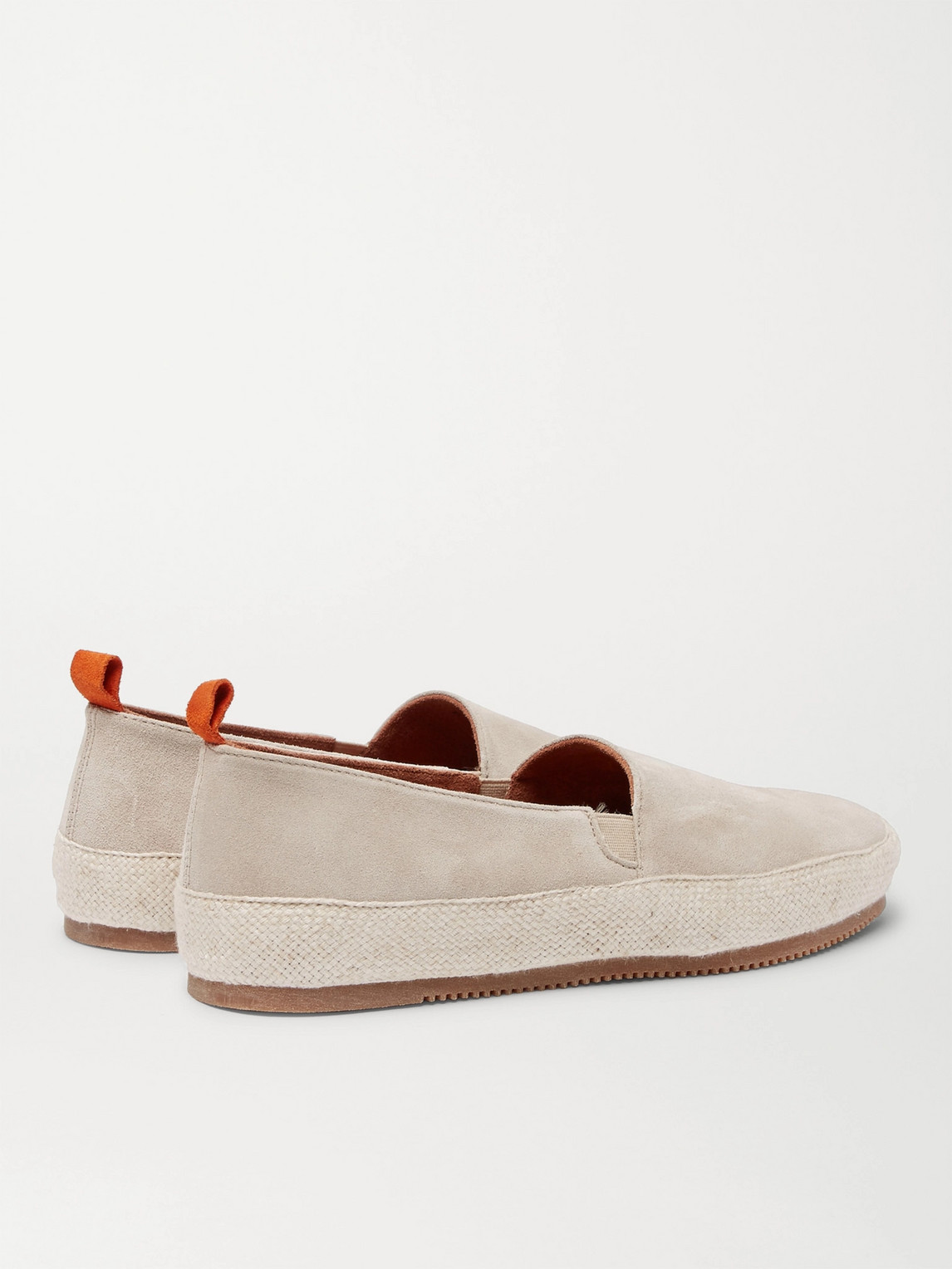 Shop Mulo Suede Espadrilles In Neutrals