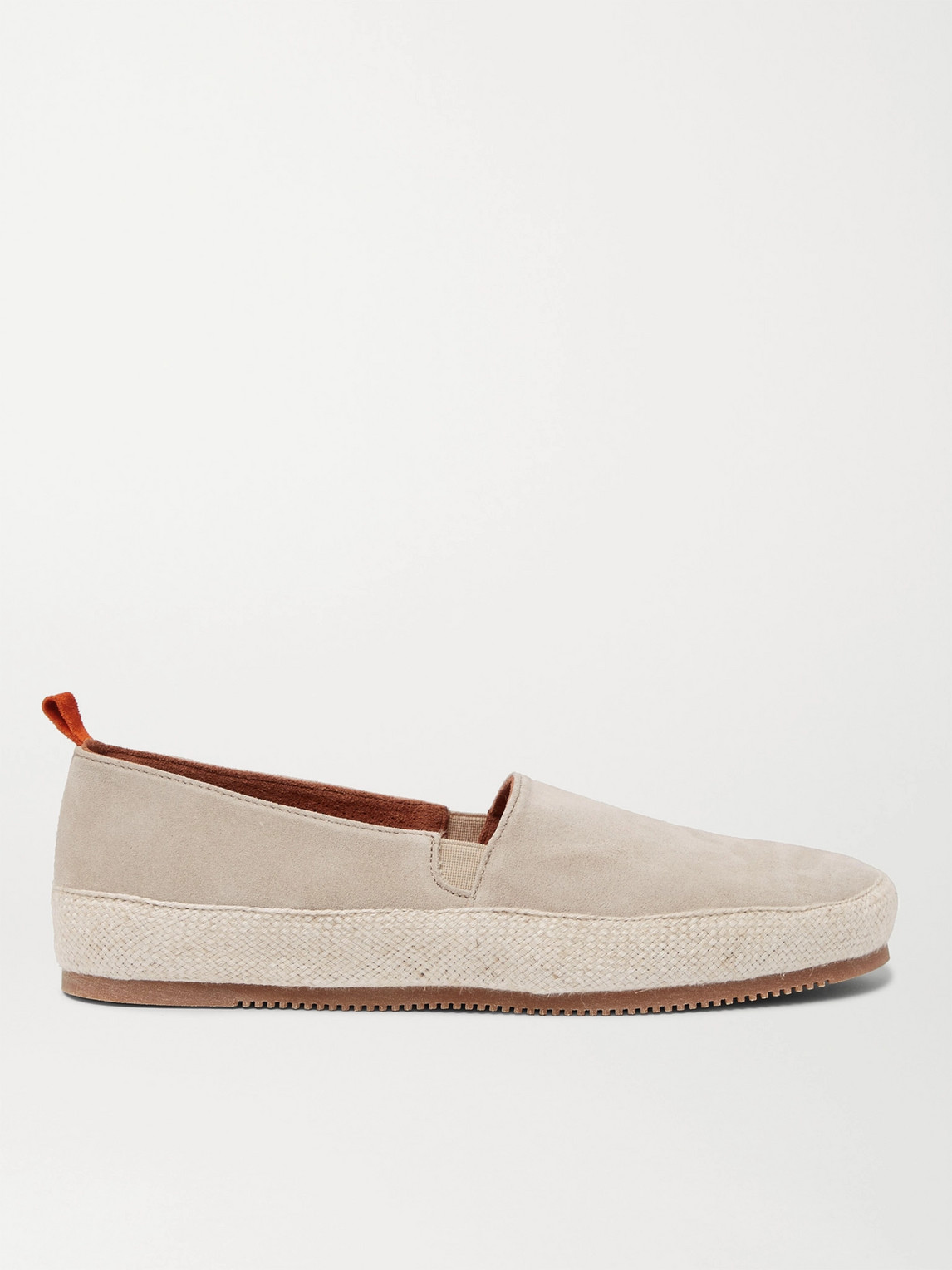 Mulo Suede Espadrilles In Neutrals