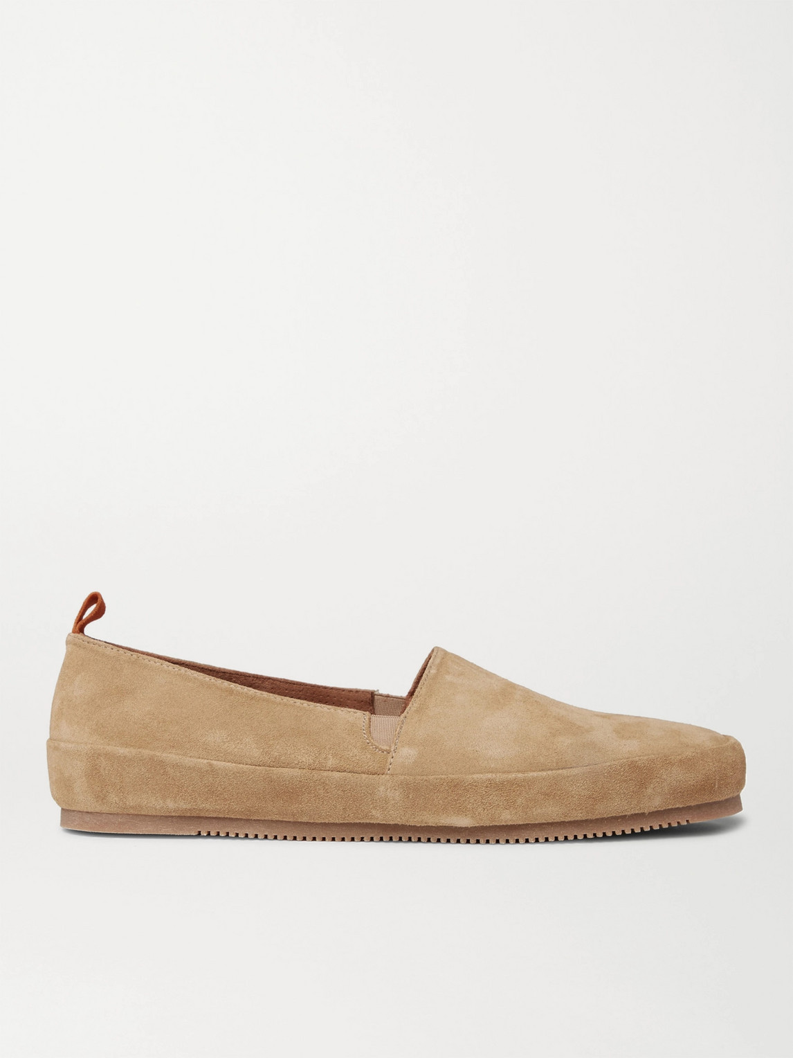 Mulo Suede Loafers In Neutrals
