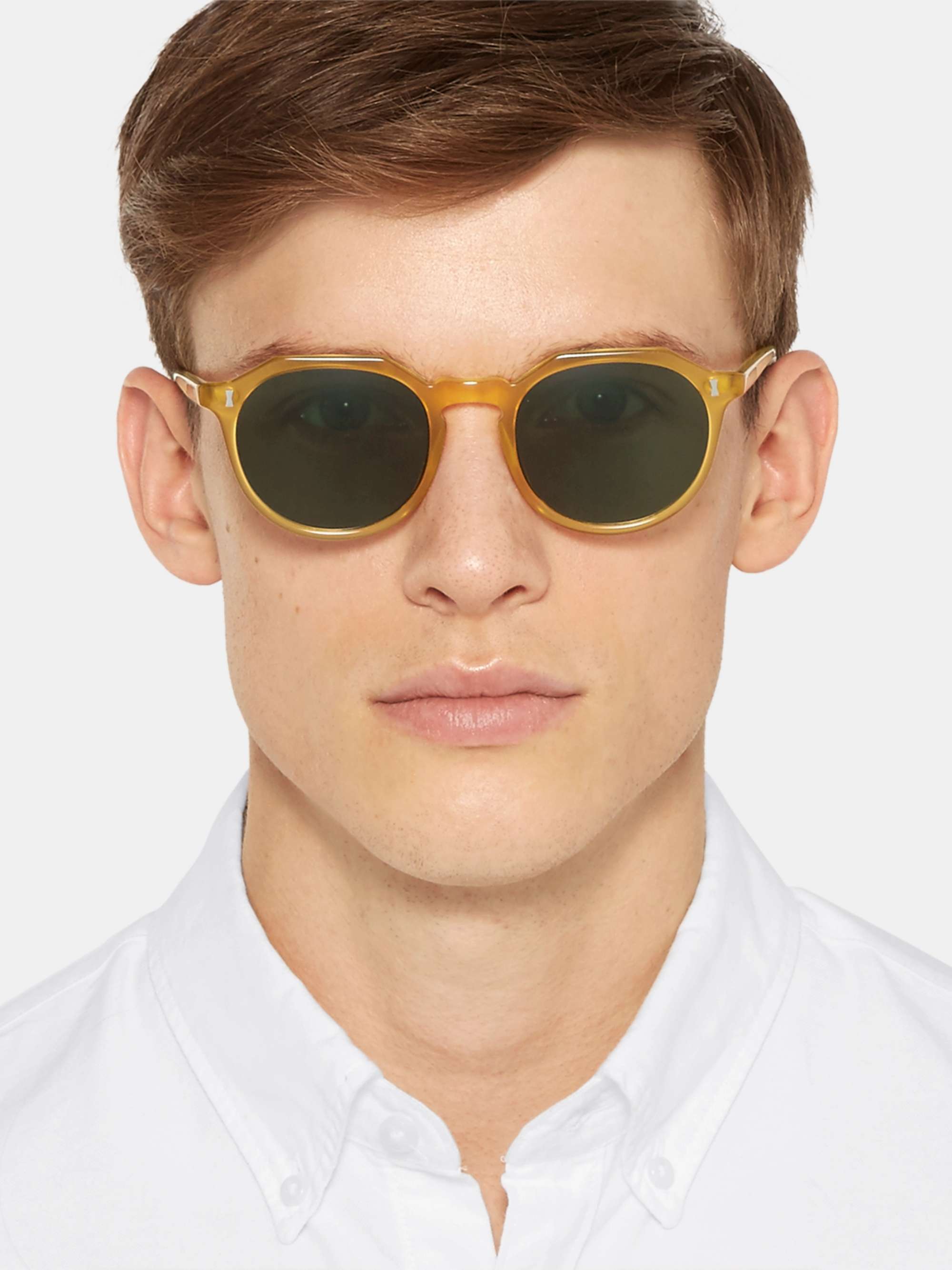 CUBITTS Cartwright Round-Frame Acetate Sunglasses