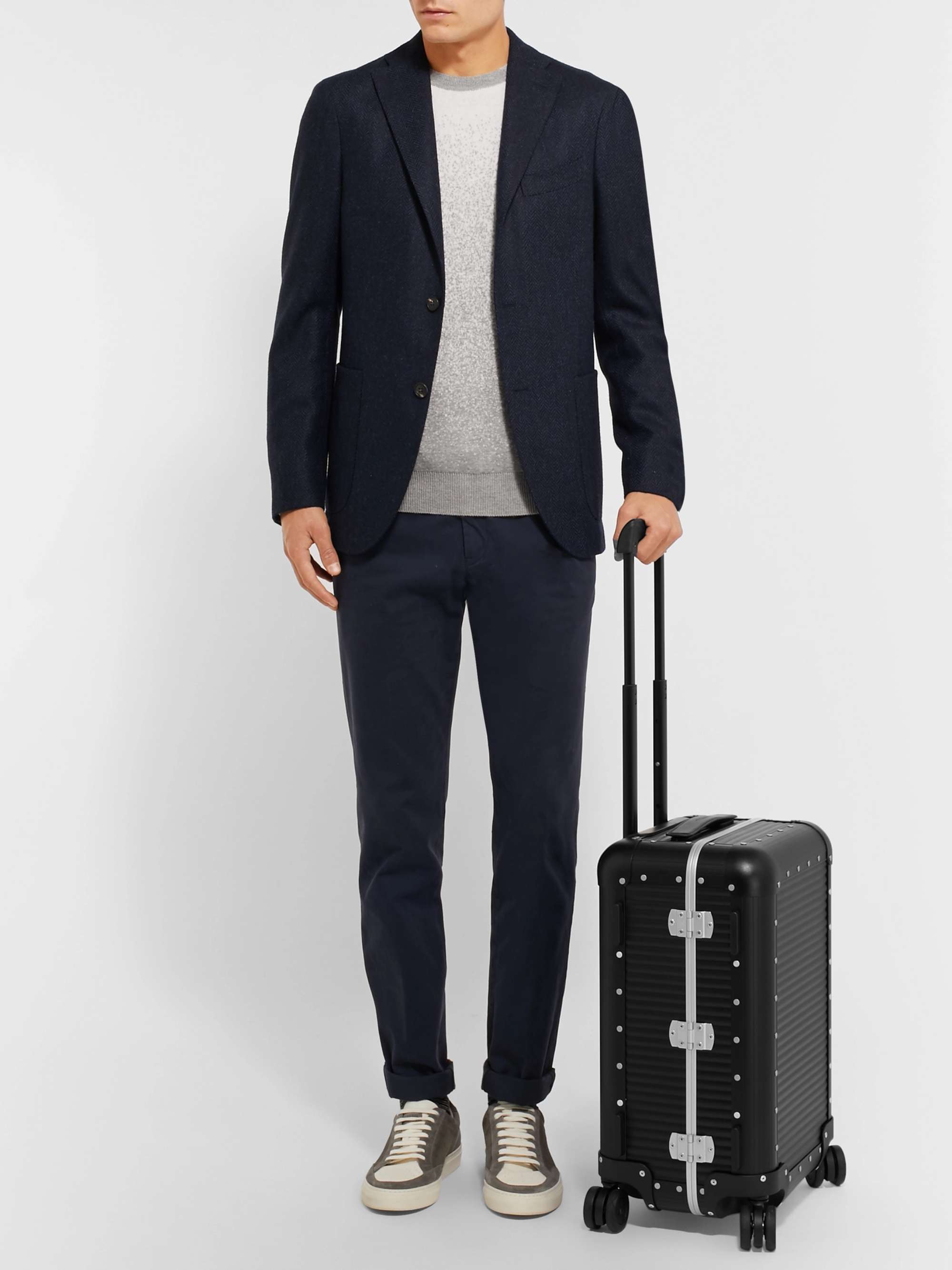 FPM MILANO Spinner 53cm Aluminium Carry-On Suitcase