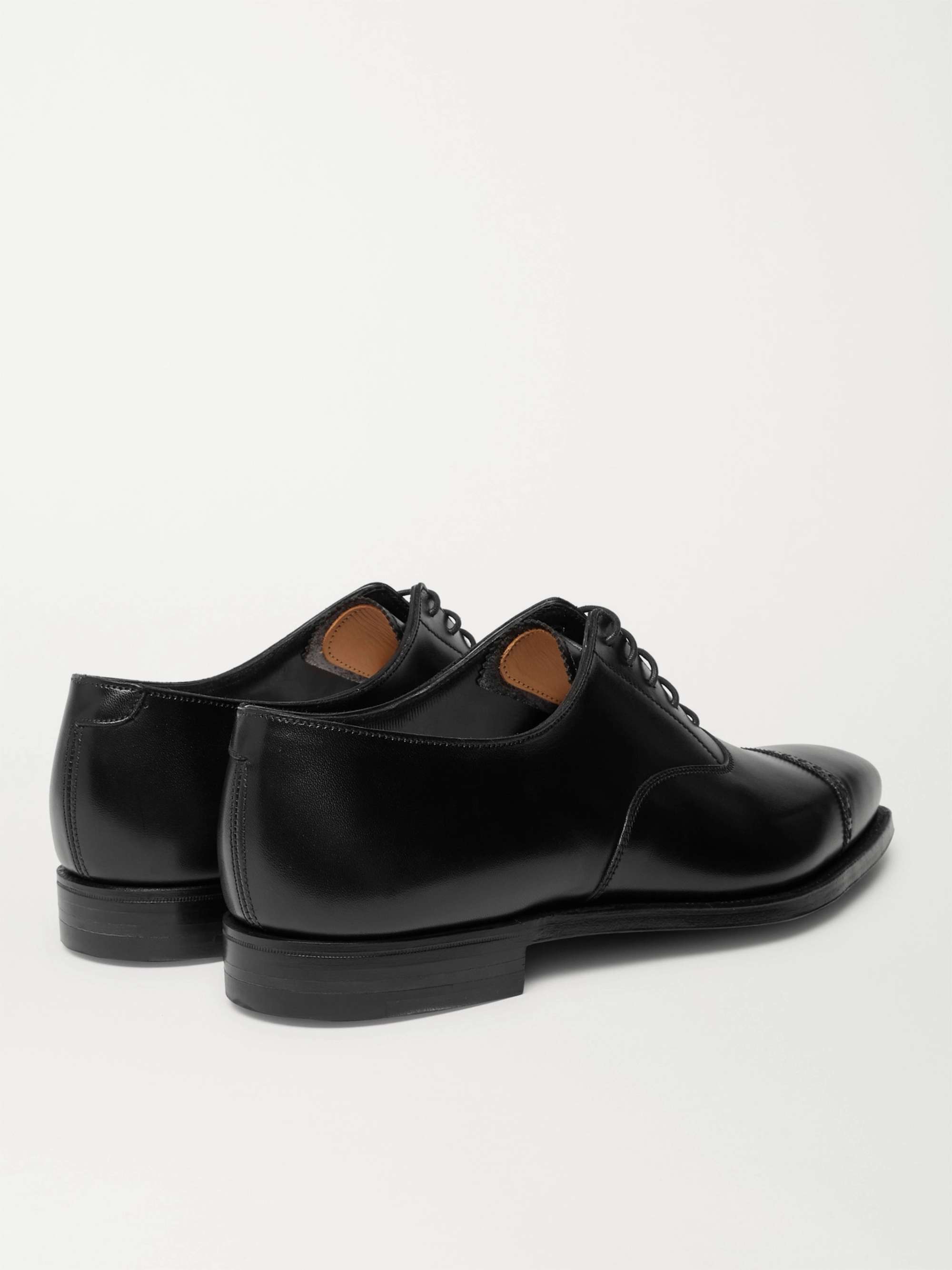 GEORGE CLEVERLEY Charles Cap-Toe Leather Oxford Shoes