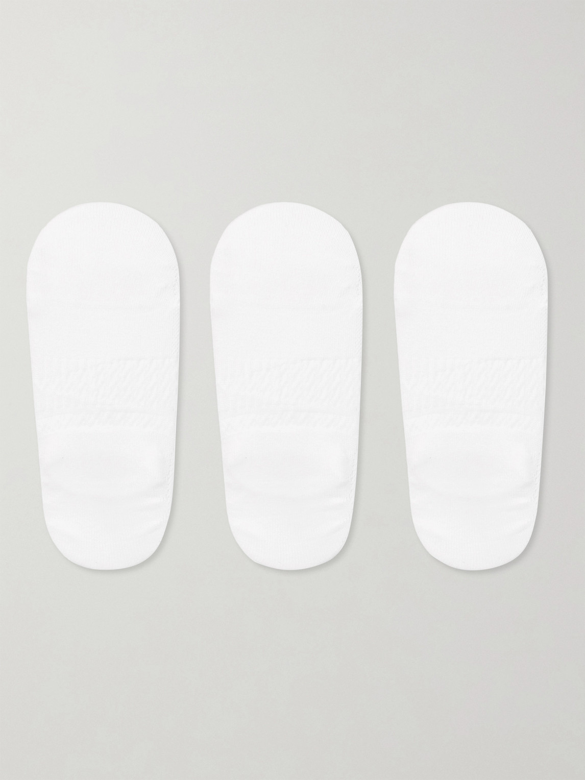 Three-Pack No-Show Stretch-Knit Socks — 2