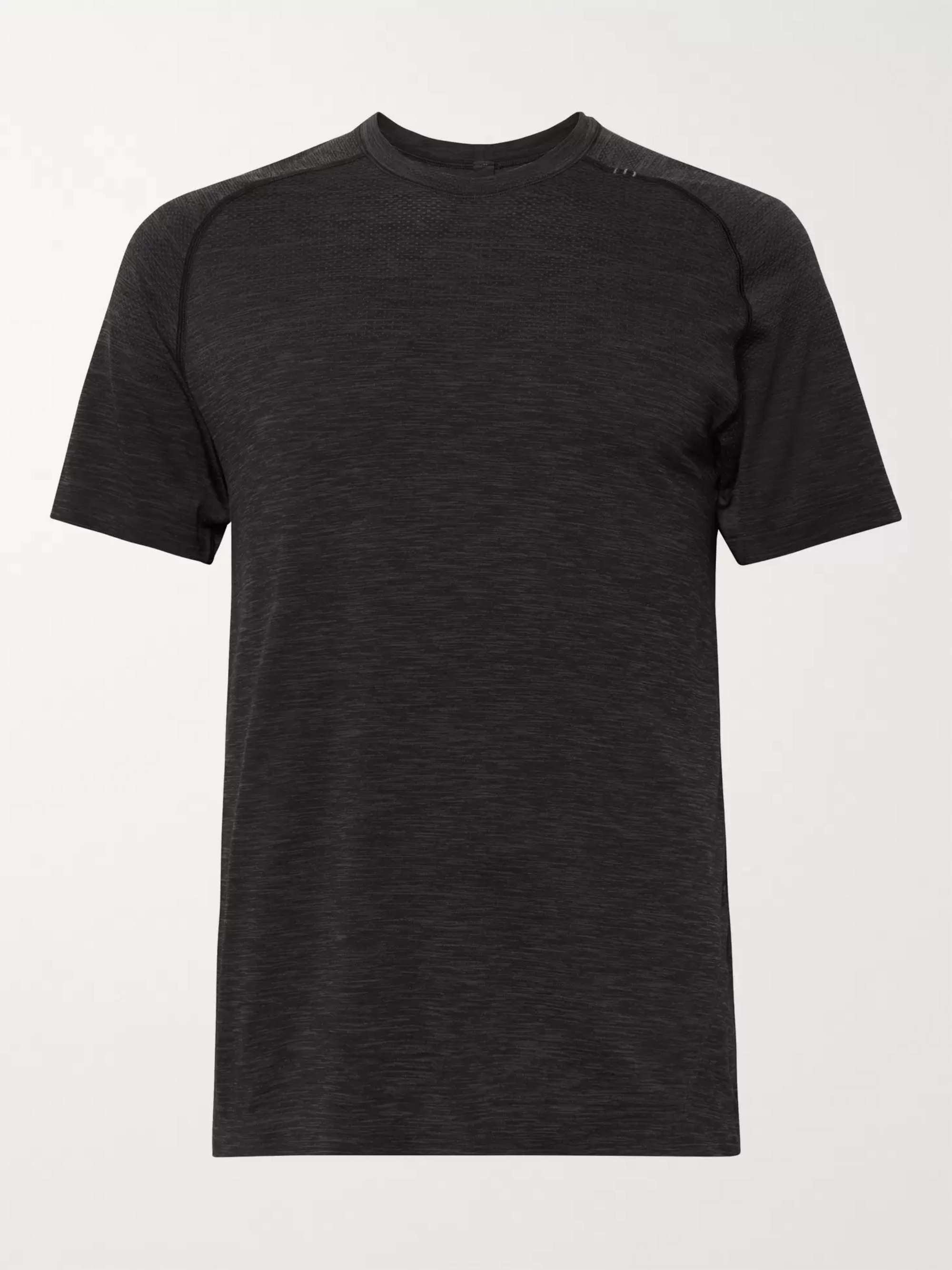 LULULEMON Metal Vent Tech Mélange Stretch-Jersey T-Shirt