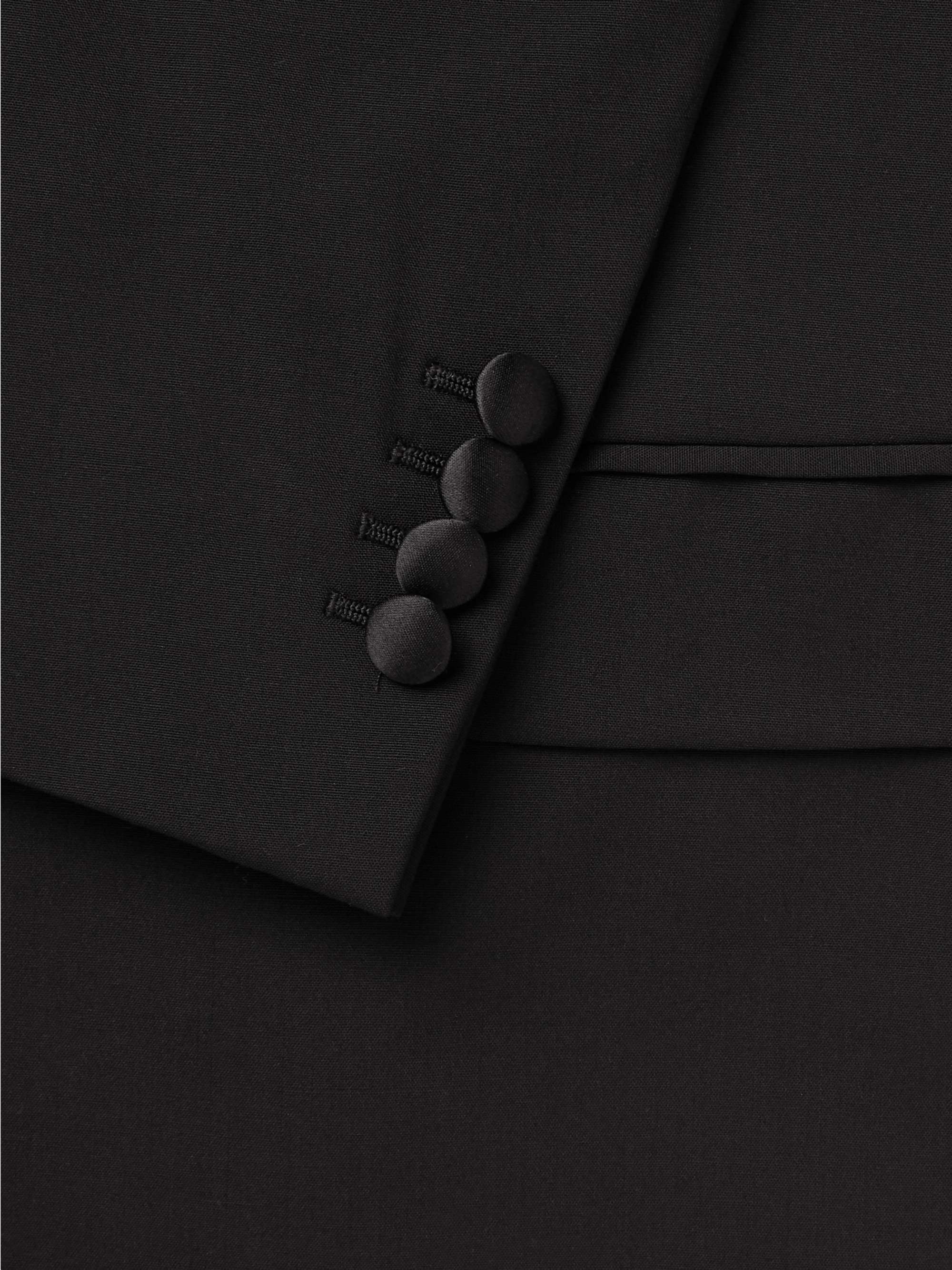 PRADA Black Slim-Fit Silk Satin-Trimmed Virgin Wool-Blend Tuxedo