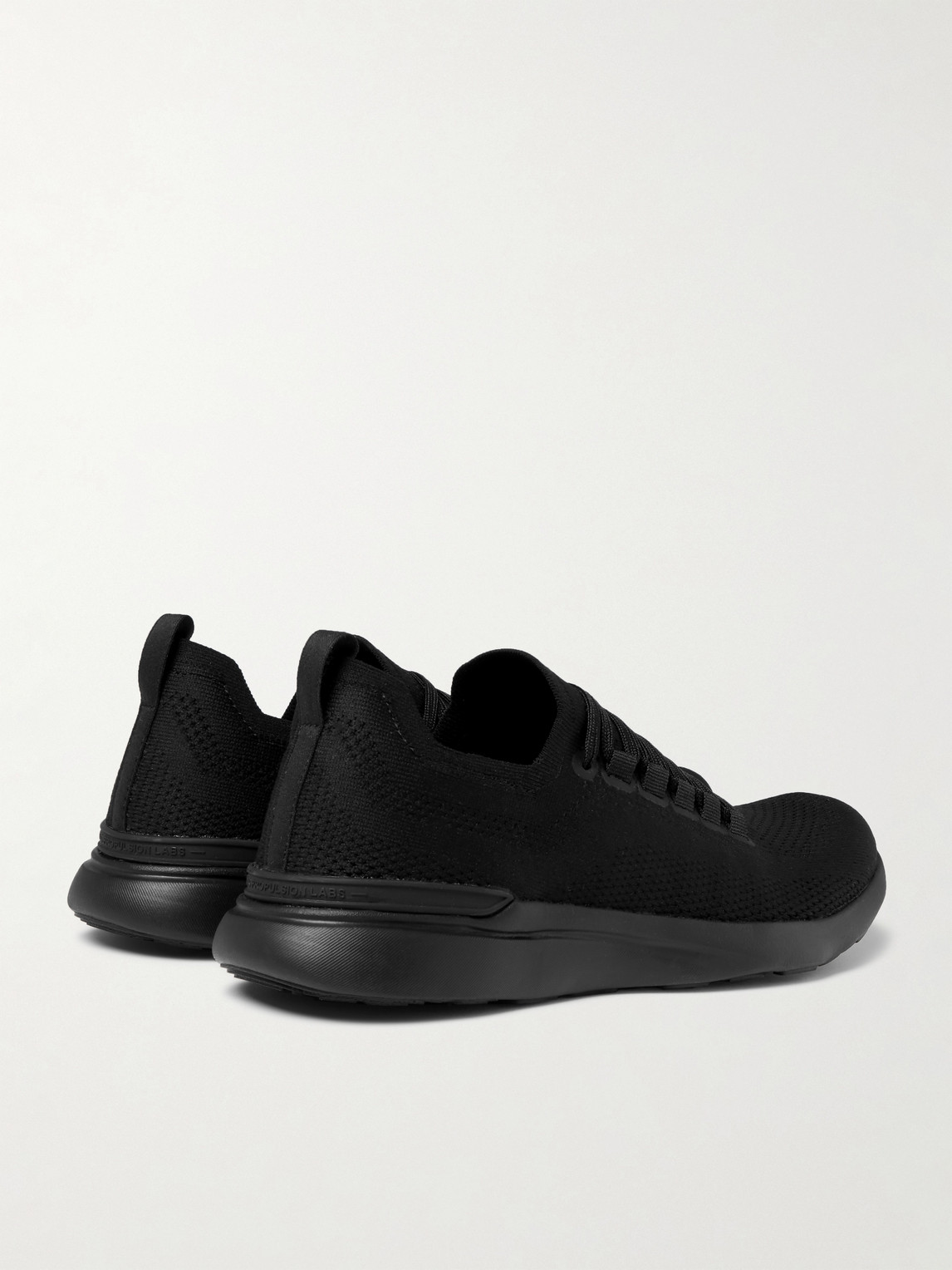 Shop Apl Athletic Propulsion Labs Techloom Breeze Running Sneakers In Black