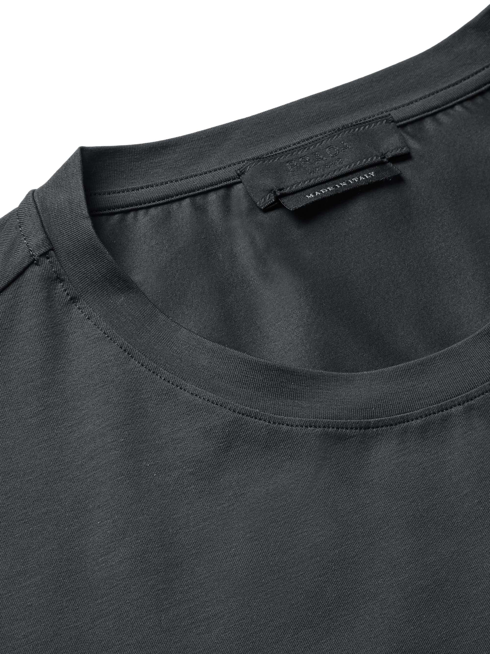 PRADA Stretch-Cotton Jersey T-Shirt