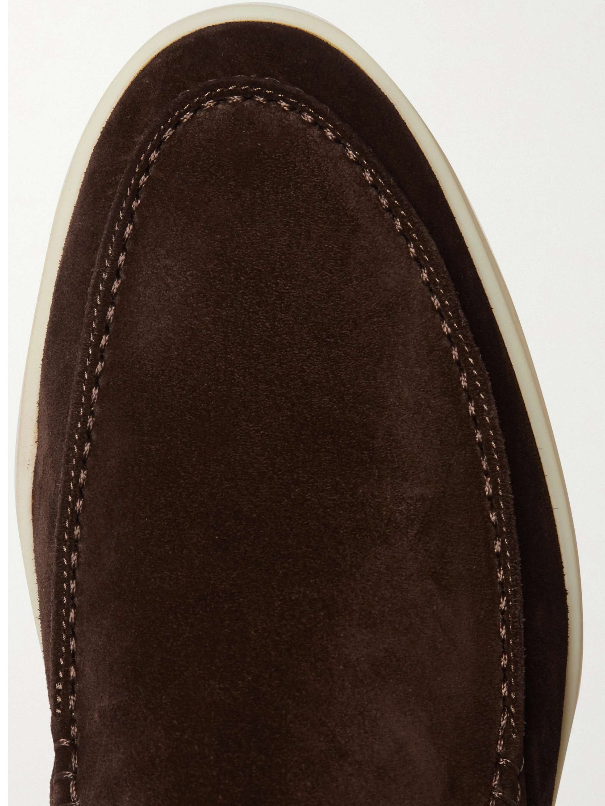 LORO PIANA Summer Walk Suede Loafers