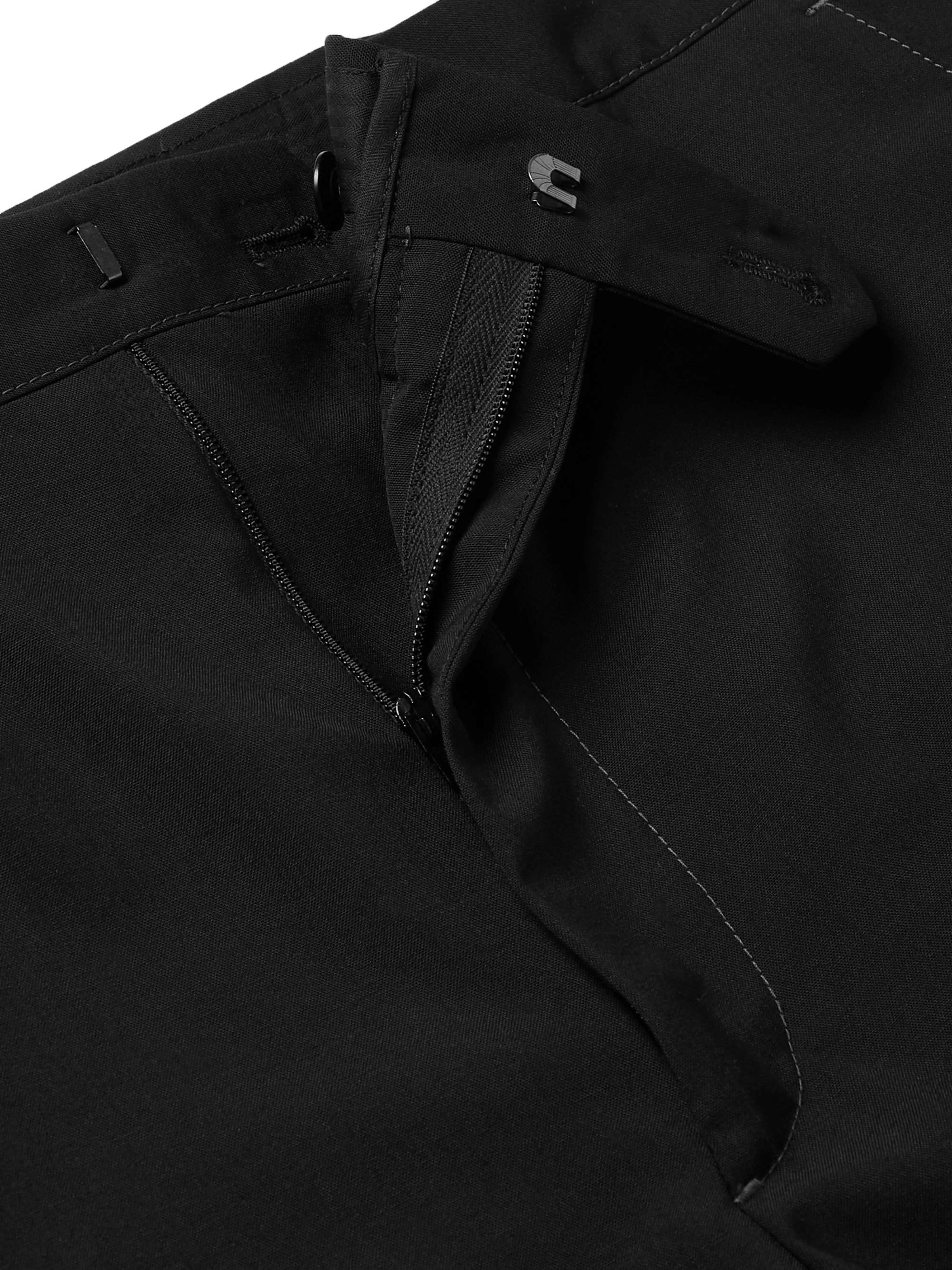 PRADA Cropped Virgin Wool Trousers