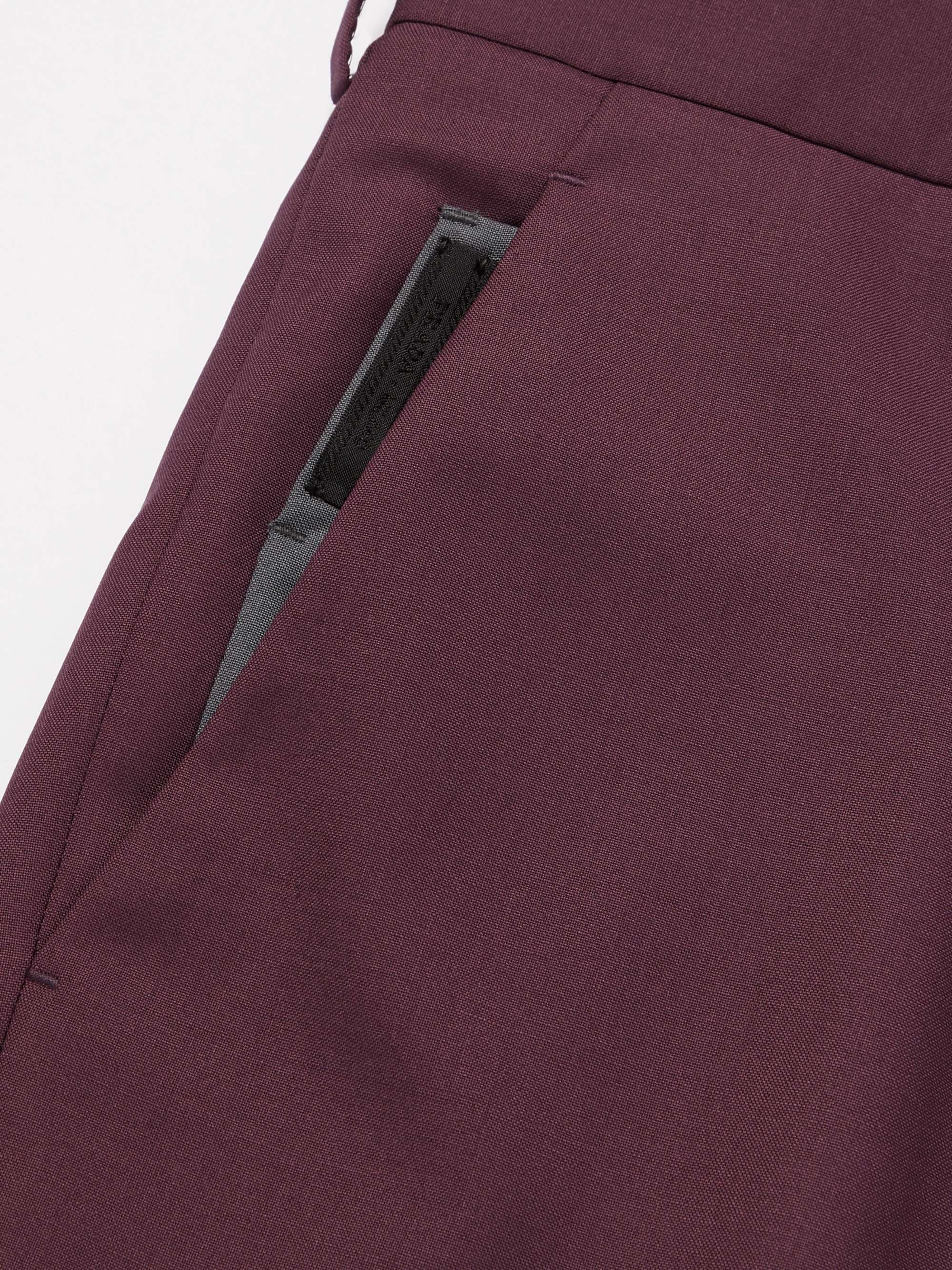 PRADA Slim-Fit Cropped Virgin Wool and Mohair-Blend Trousers