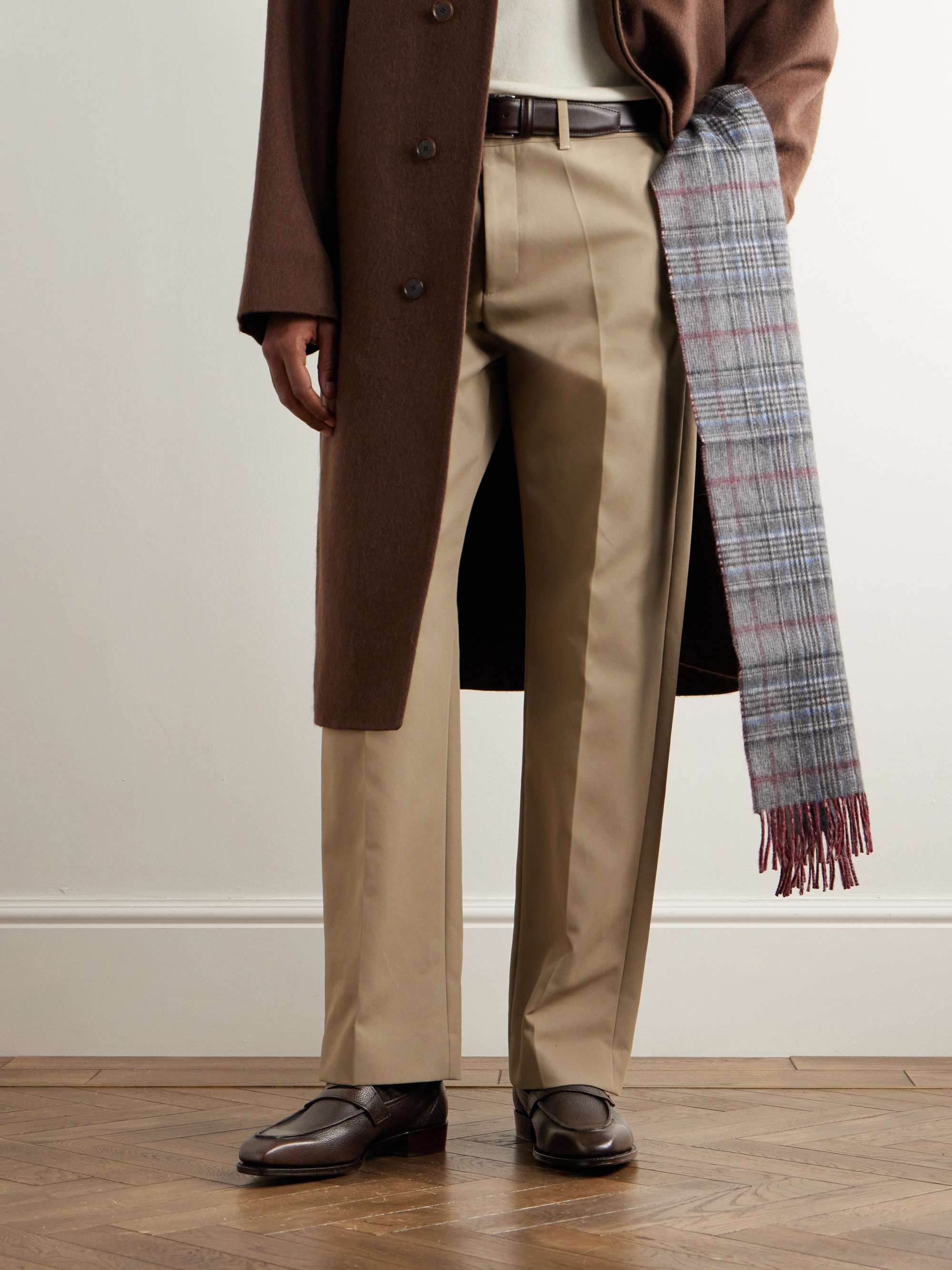 GEORGE CLEVERLEY George Full-Grain Leather Penny Loafers