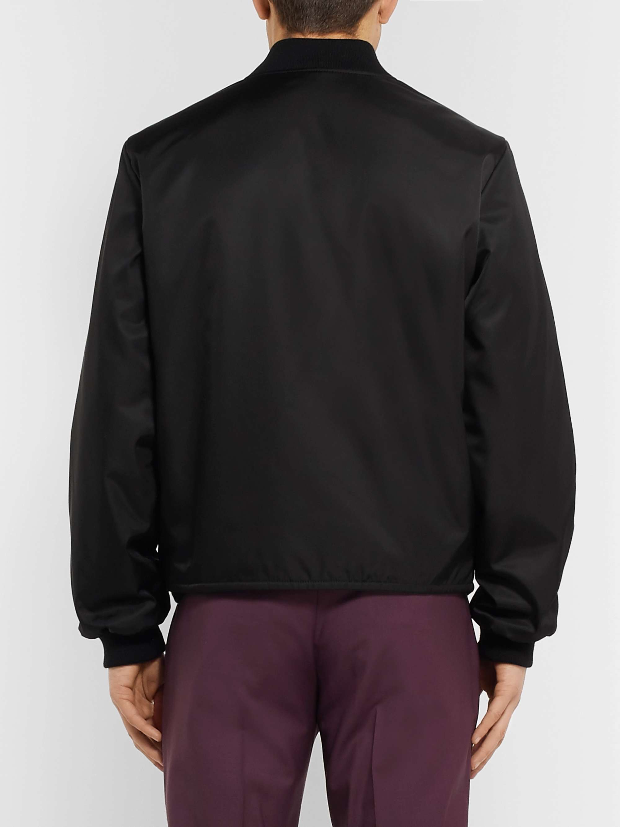 PRADA Reversible Shell Bomber Jacket
