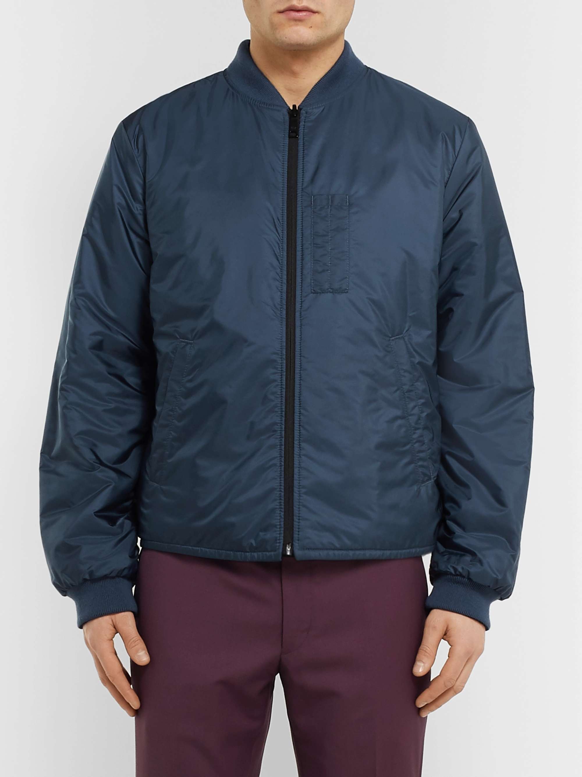 PRADA Reversible Shell Bomber Jacket
