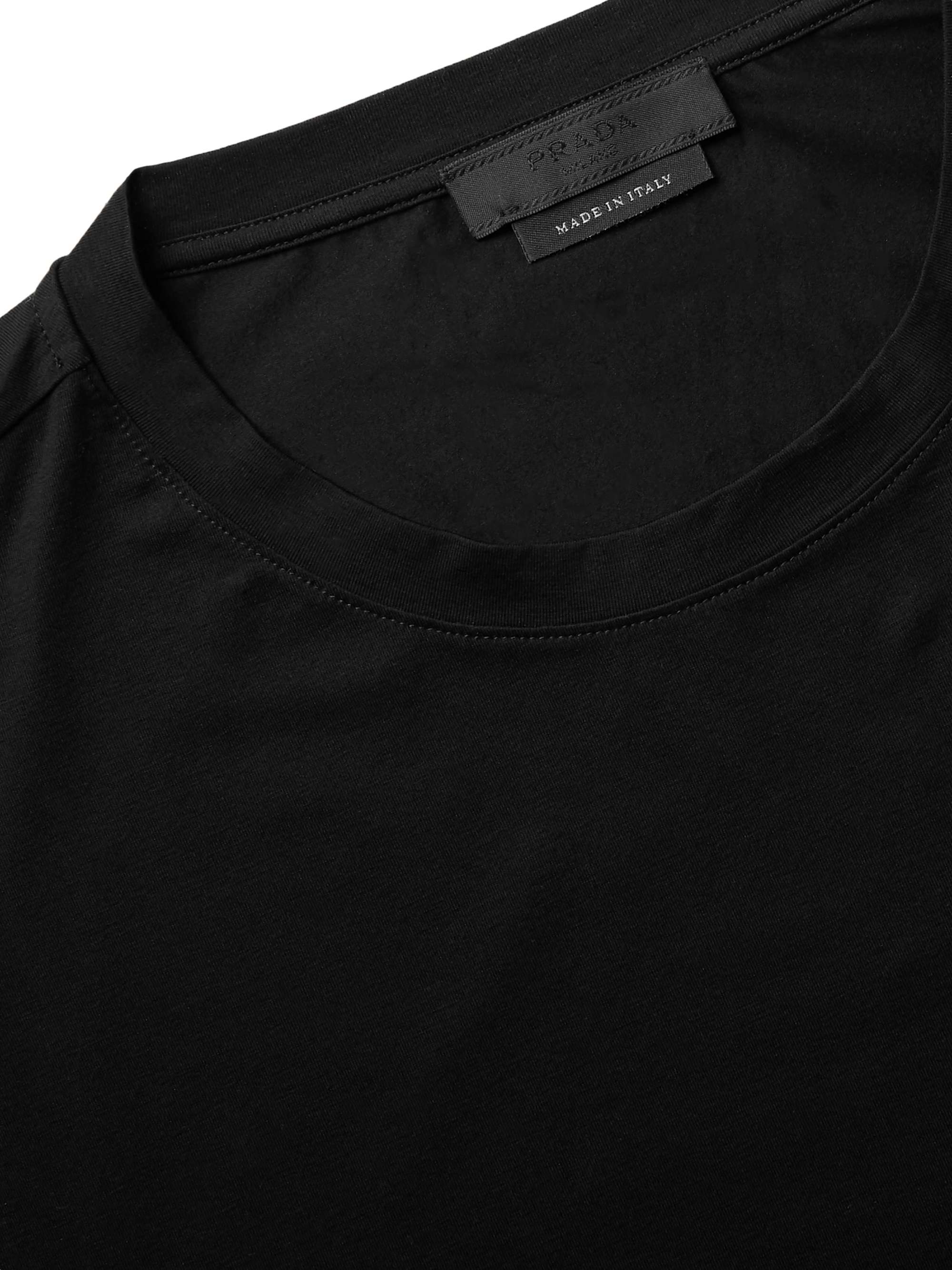 PRADA Stretch-Cotton Jersey T-Shirt