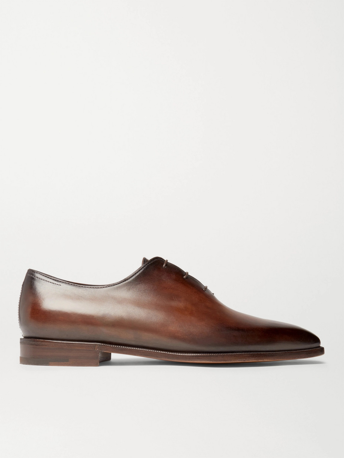 Berluti Blake Whole-Cut Venezia Leather Oxford Shoes - Men