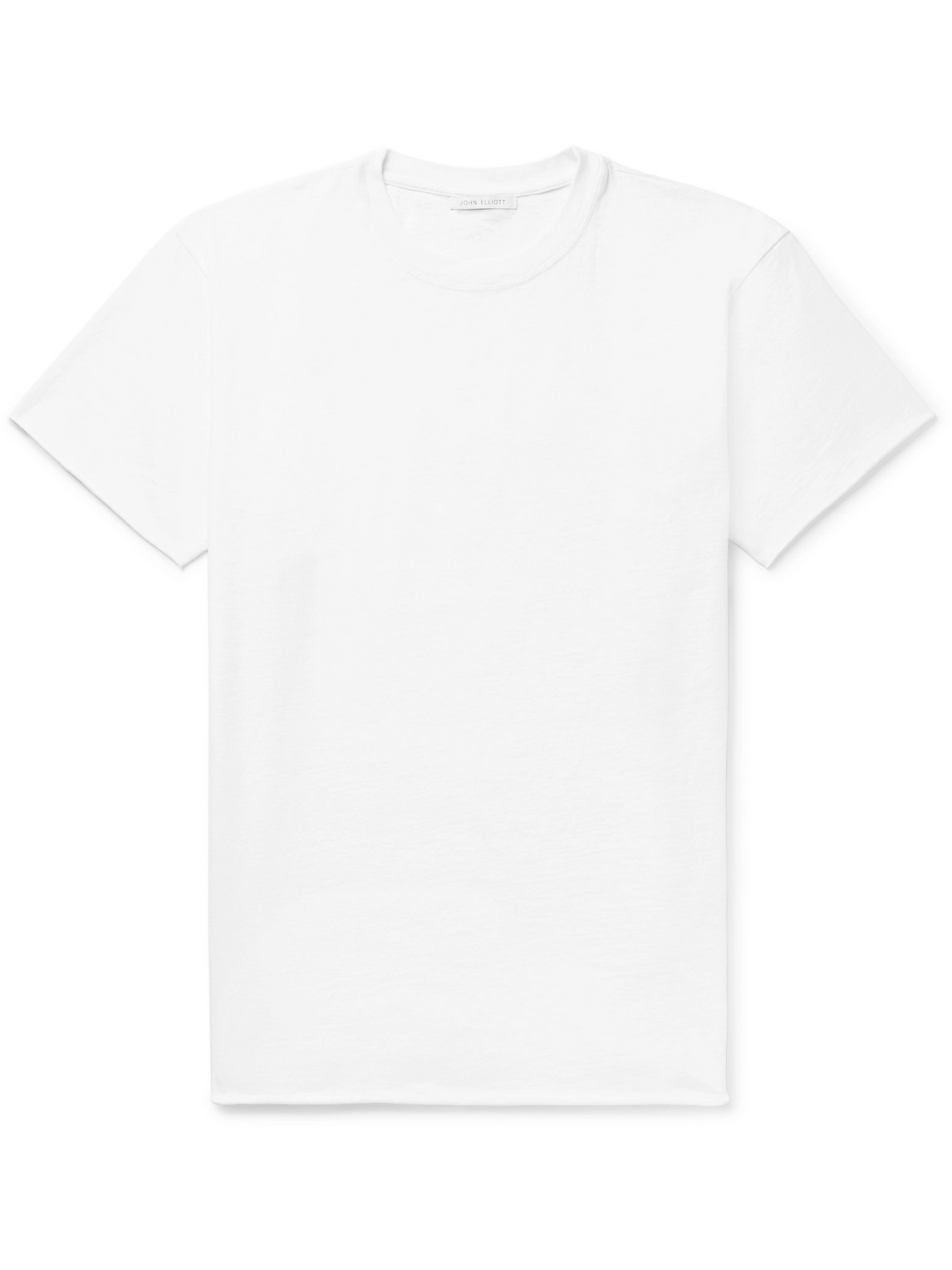 Shop John Elliott Anti-expo Cotton-jersey T-shirt In White
