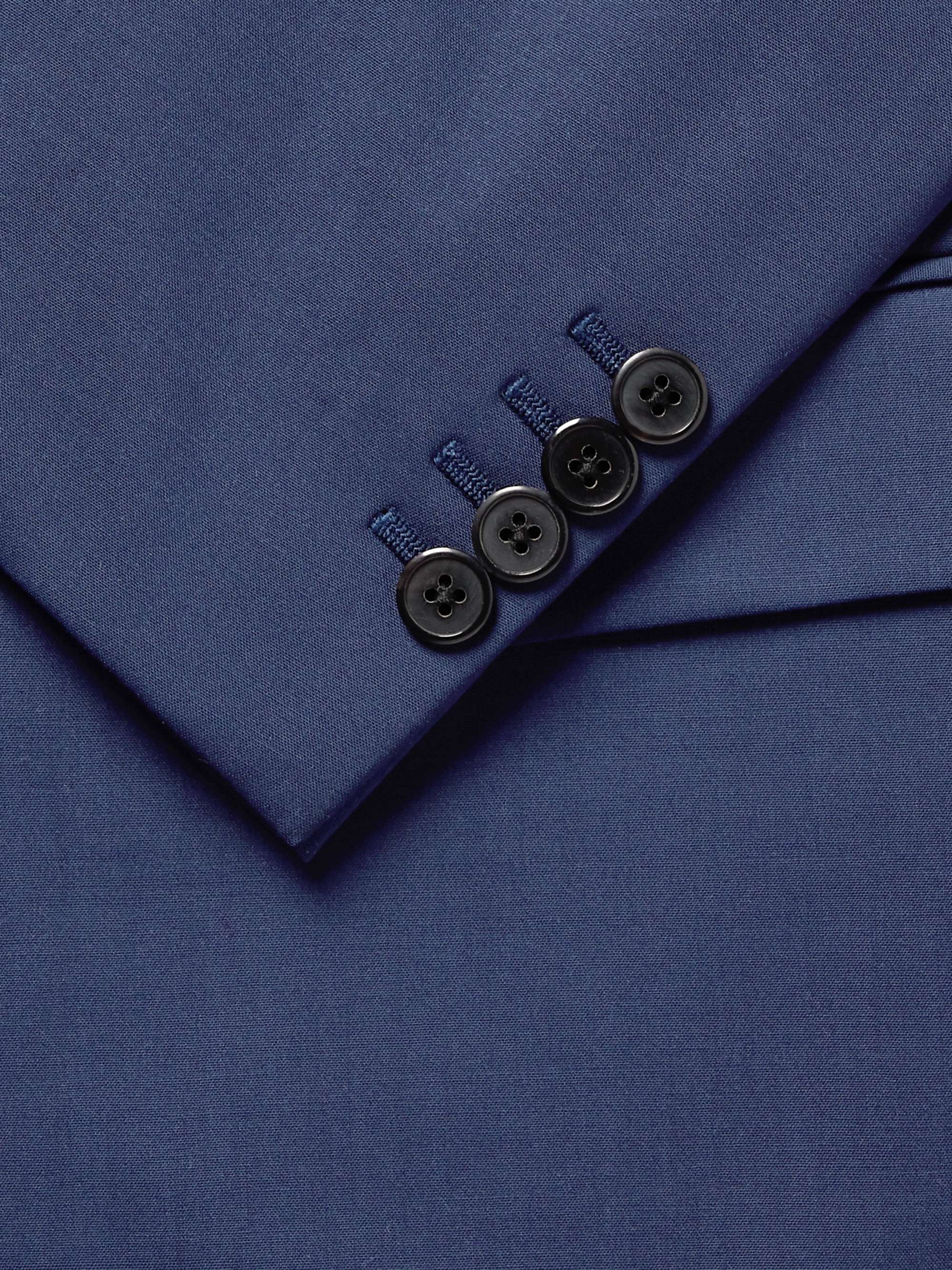 PRADA Dark-Purple Tela Slim-Fit Stretch Virgin Wool Suit