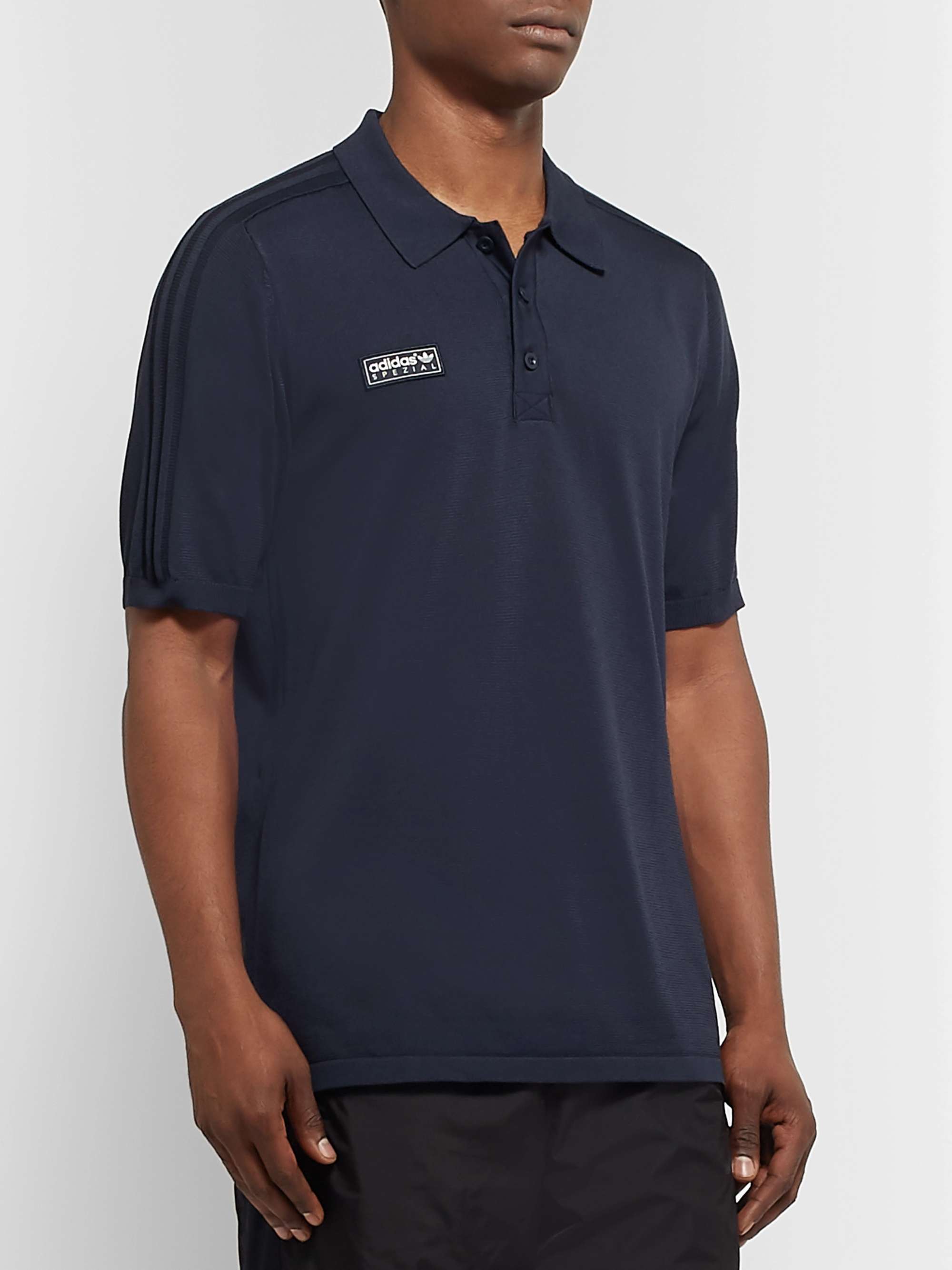 ADIDAS CONSORTIUM SPEZIAL Slim-Fit Knitted Polo Shirt