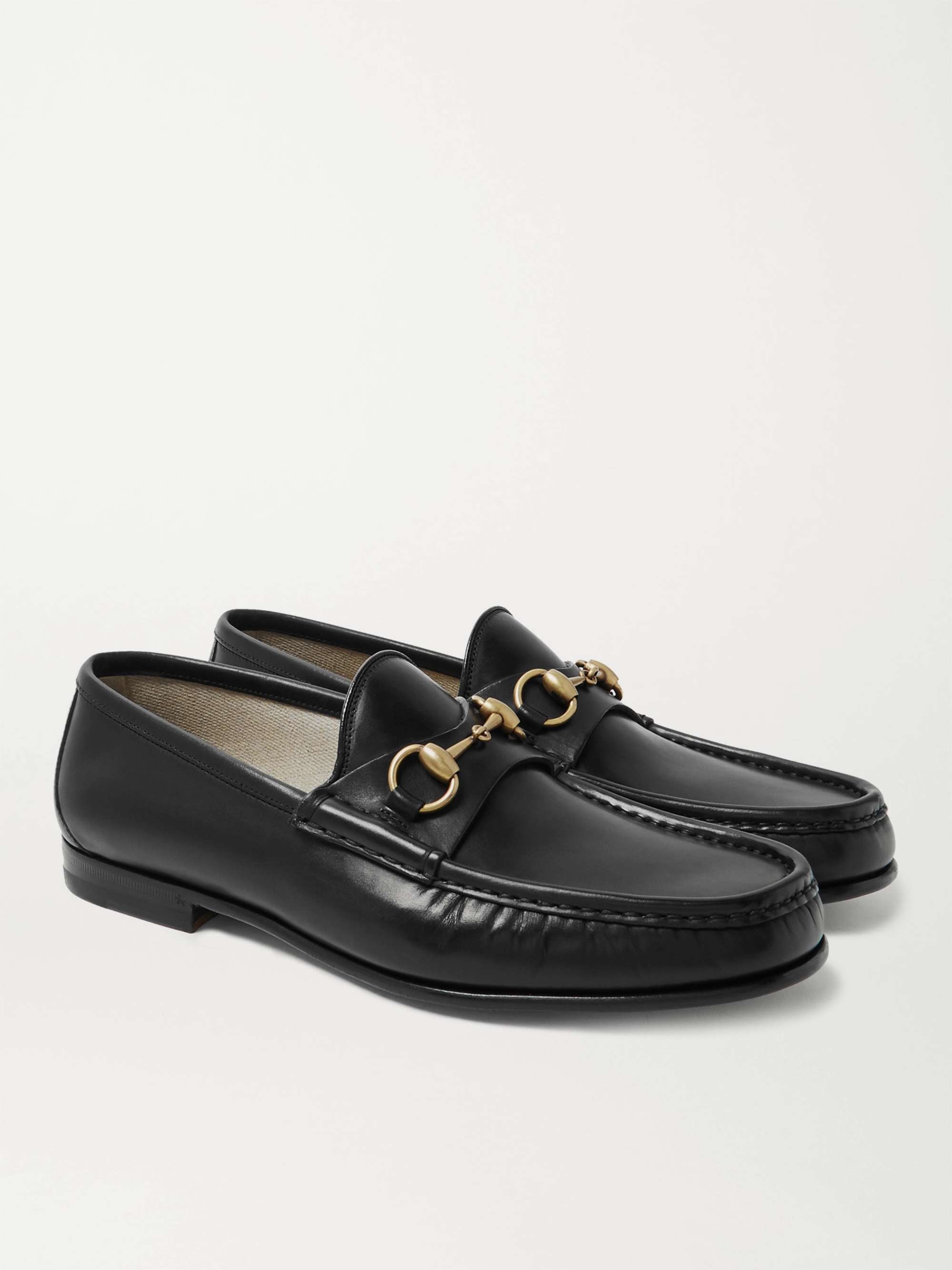 GUCCI Roos Horsebit Leather Loafers | MR PORTER