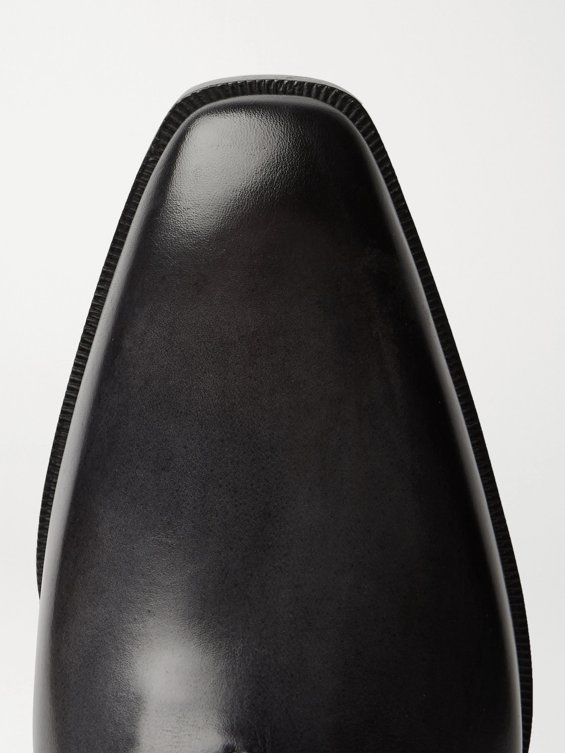 Shop Berluti Leather Oxford Shoes In Black