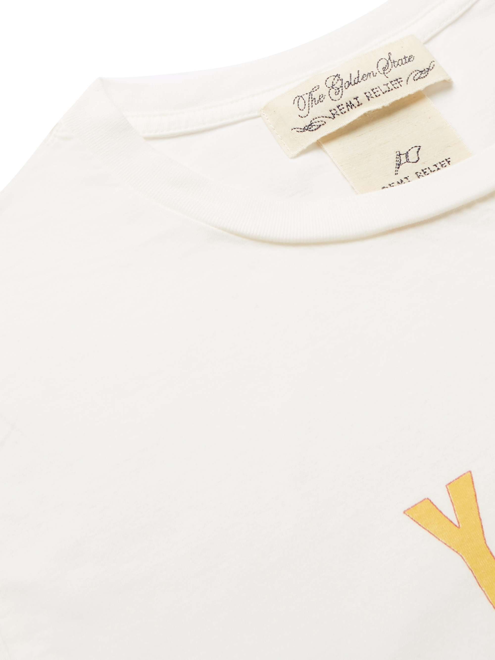 REMI RELIEF Printed Cotton-Jersey T-Shirt