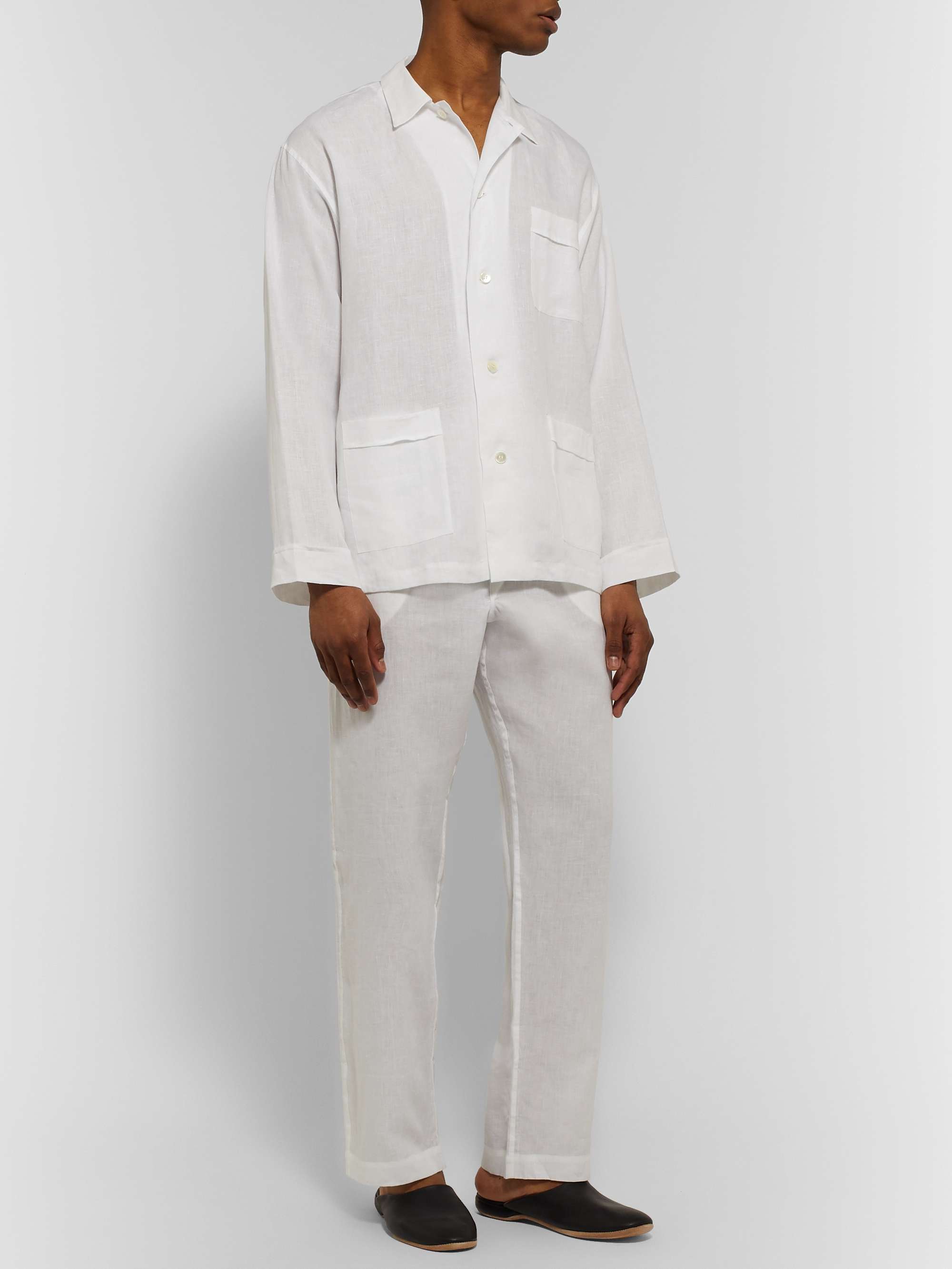 ANDERSON & SHEPPARD Linen Pyjama Set