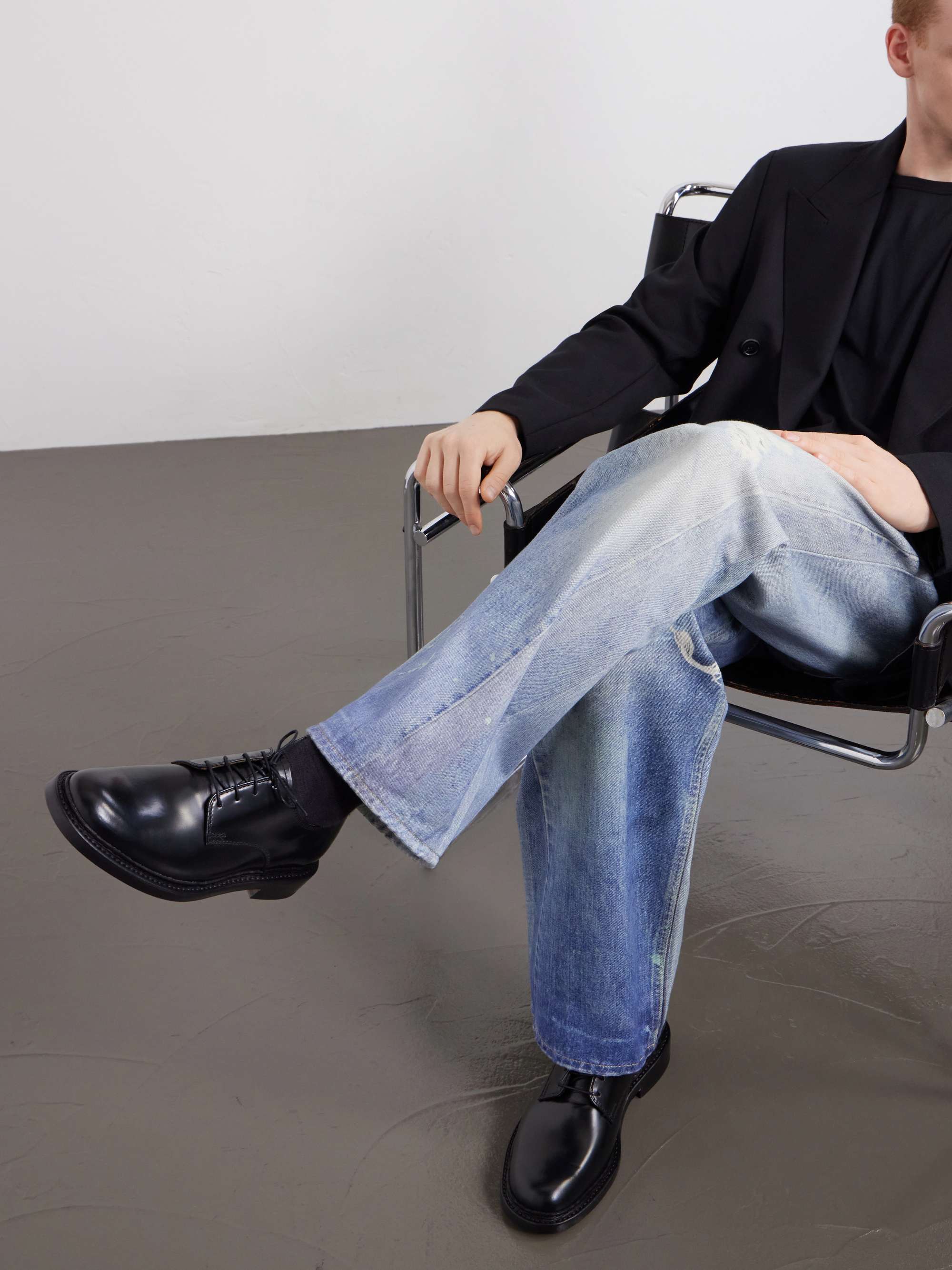 OUR LEGACY Uniform Parade Leather Derby Shoes